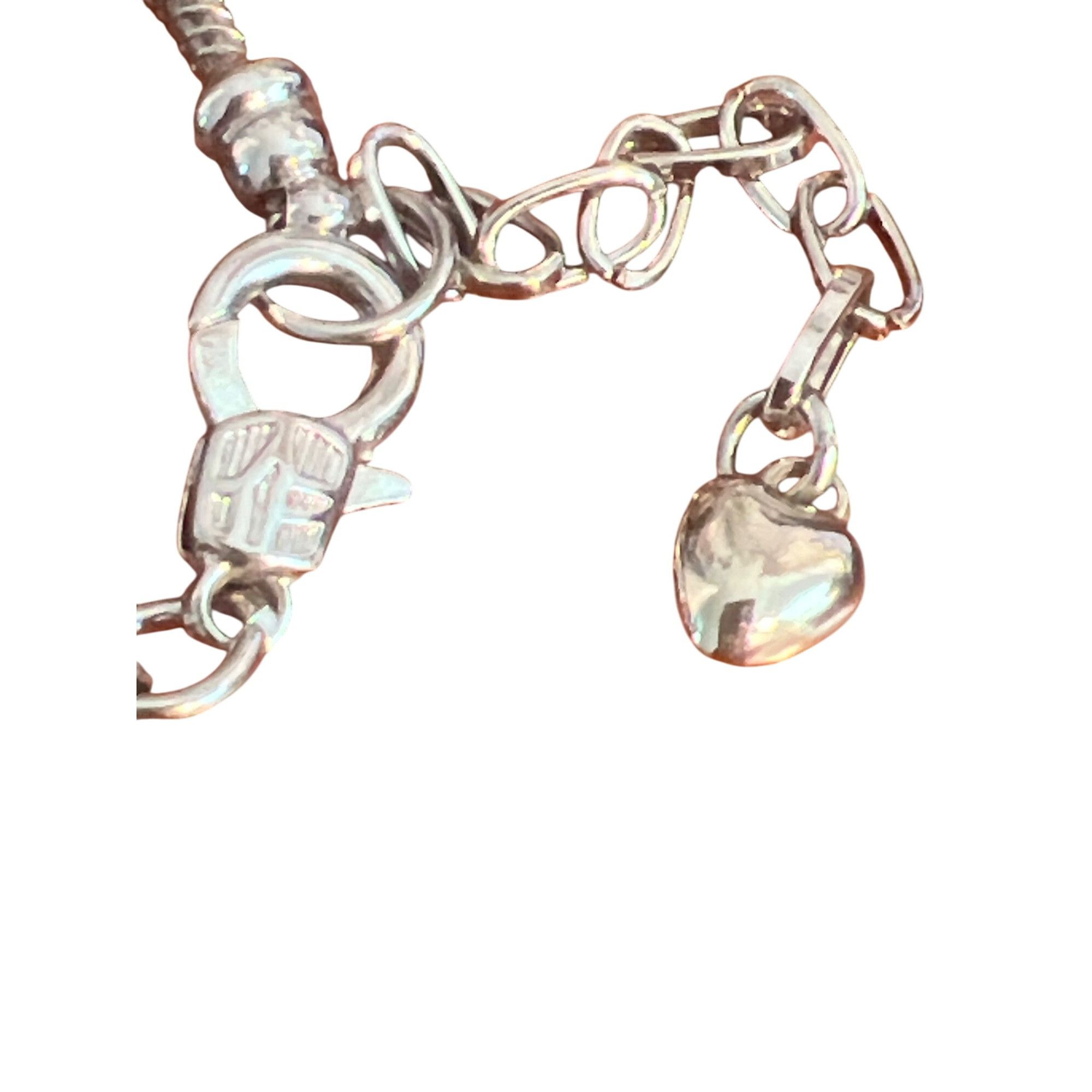 Other Khloelle Charm Bracelet Silver Tone Blue Glitter Add Bead Ad Size ONE SIZE - 4 Thumbnail