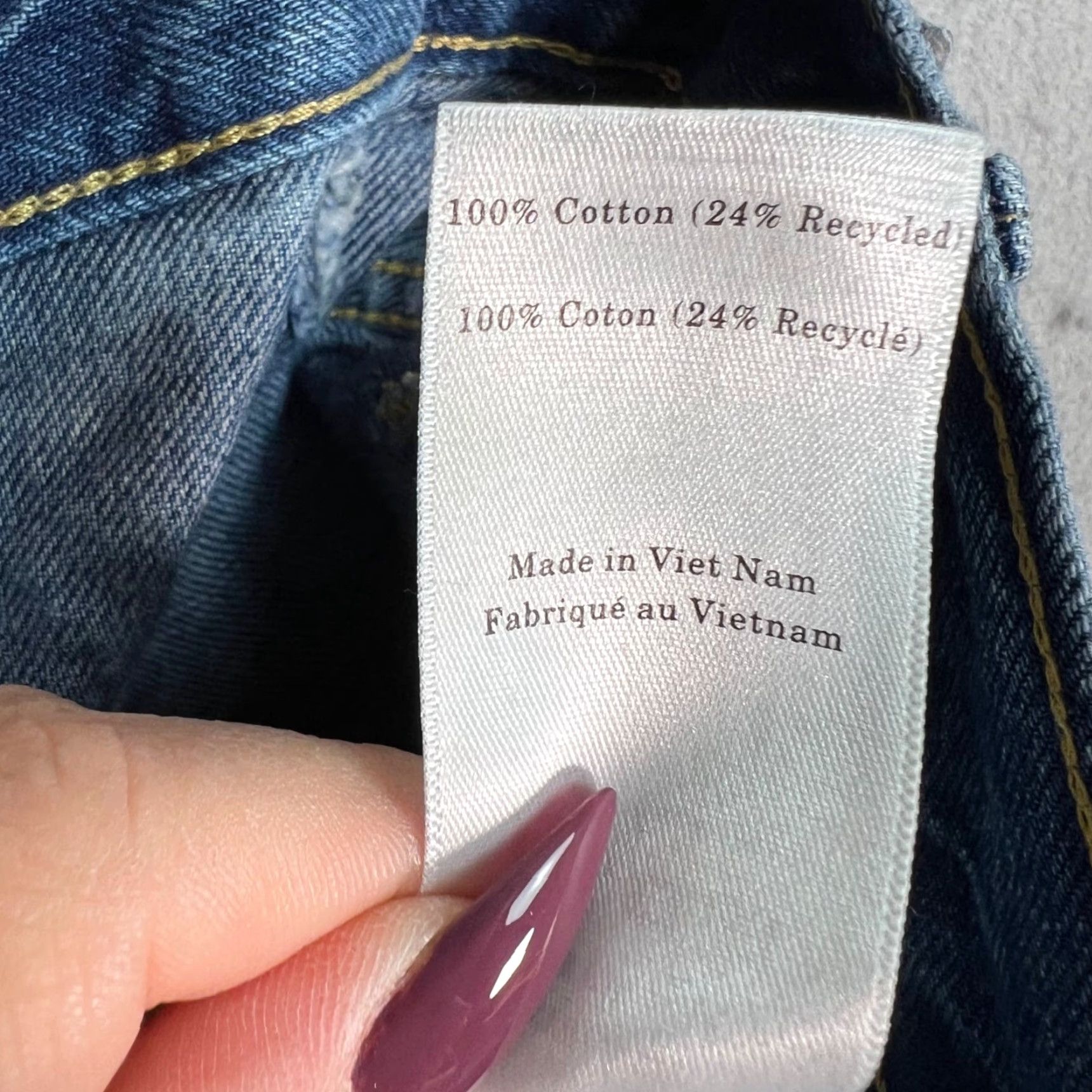 Everlane Everlane The Cinched Utility Jeans High Rise Denim 25 Womens 100% Cotton Jeans Blue Womens Size 26" / US 2 / IT 38 - 4 Thumbnail