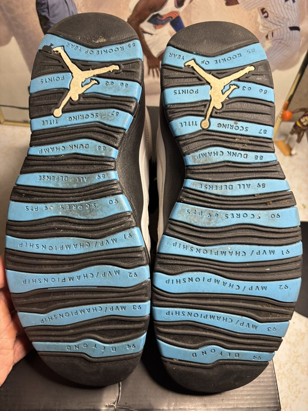 Jordan Brand Jordan Retro 10 ‘powder blue’ Size US 12 / EU 45 - 5 Thumbnail