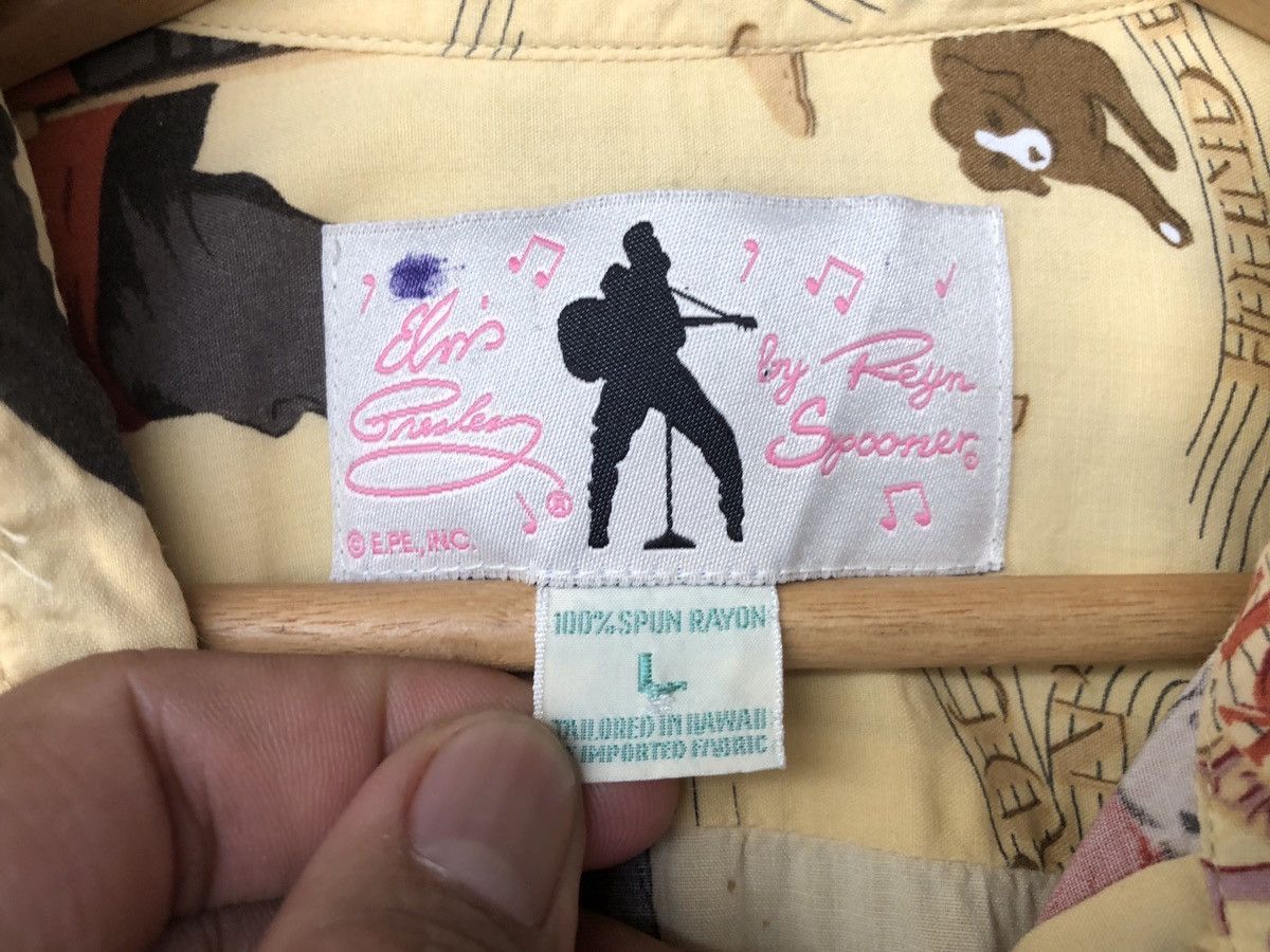Reyn Spooner Vintage Reyn Spooner Elvis Presley Hawaiian Rayon Shirt Size US L / EU 52-54 / 3 - 13 Thumbnail