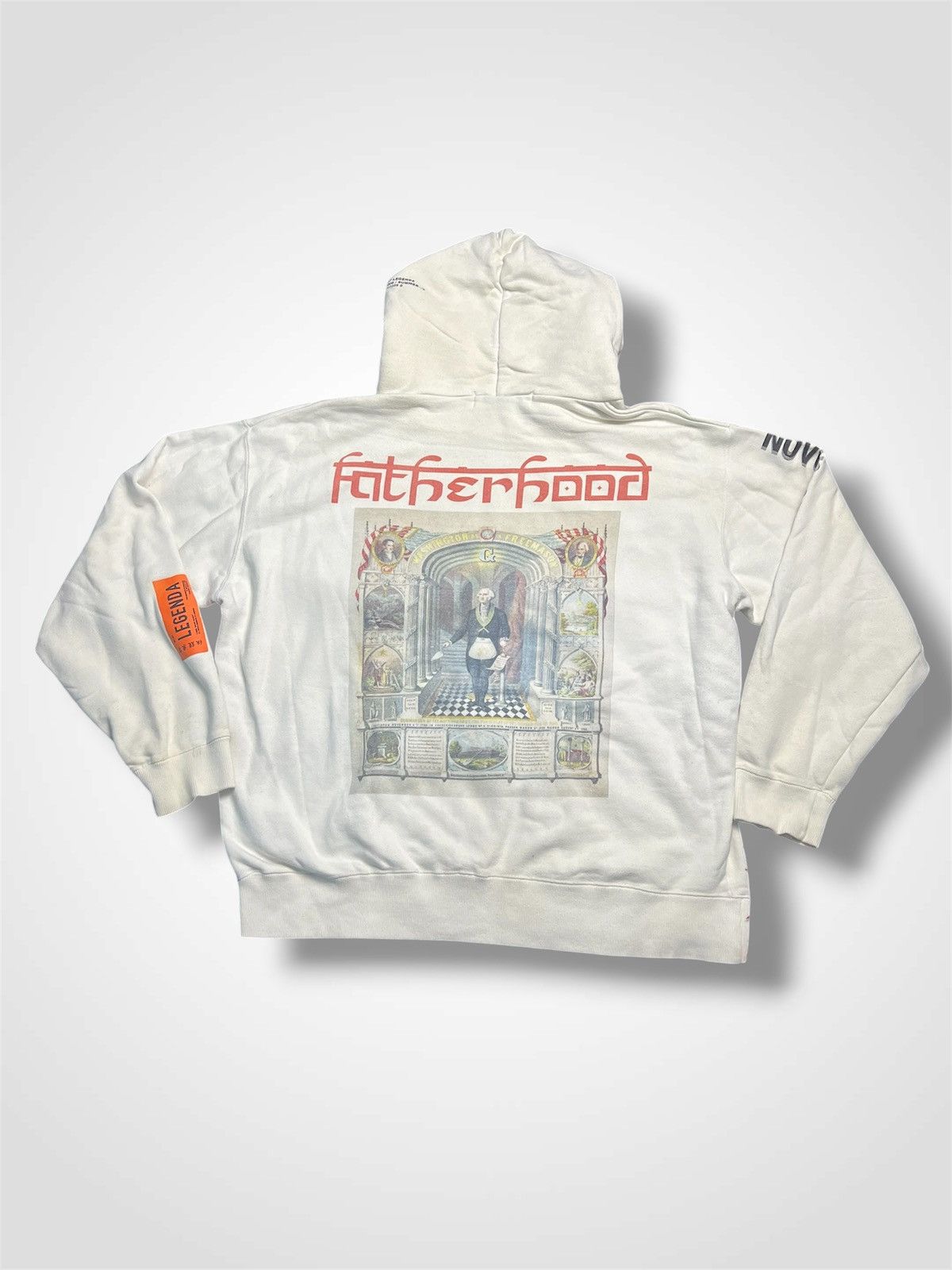 Japanese Brand LEGENDA Tokyo "Masonic Brotherhood" Graphic Hoodie (44) Size US M / EU 48-50 / 2 - 1 Thumbnail