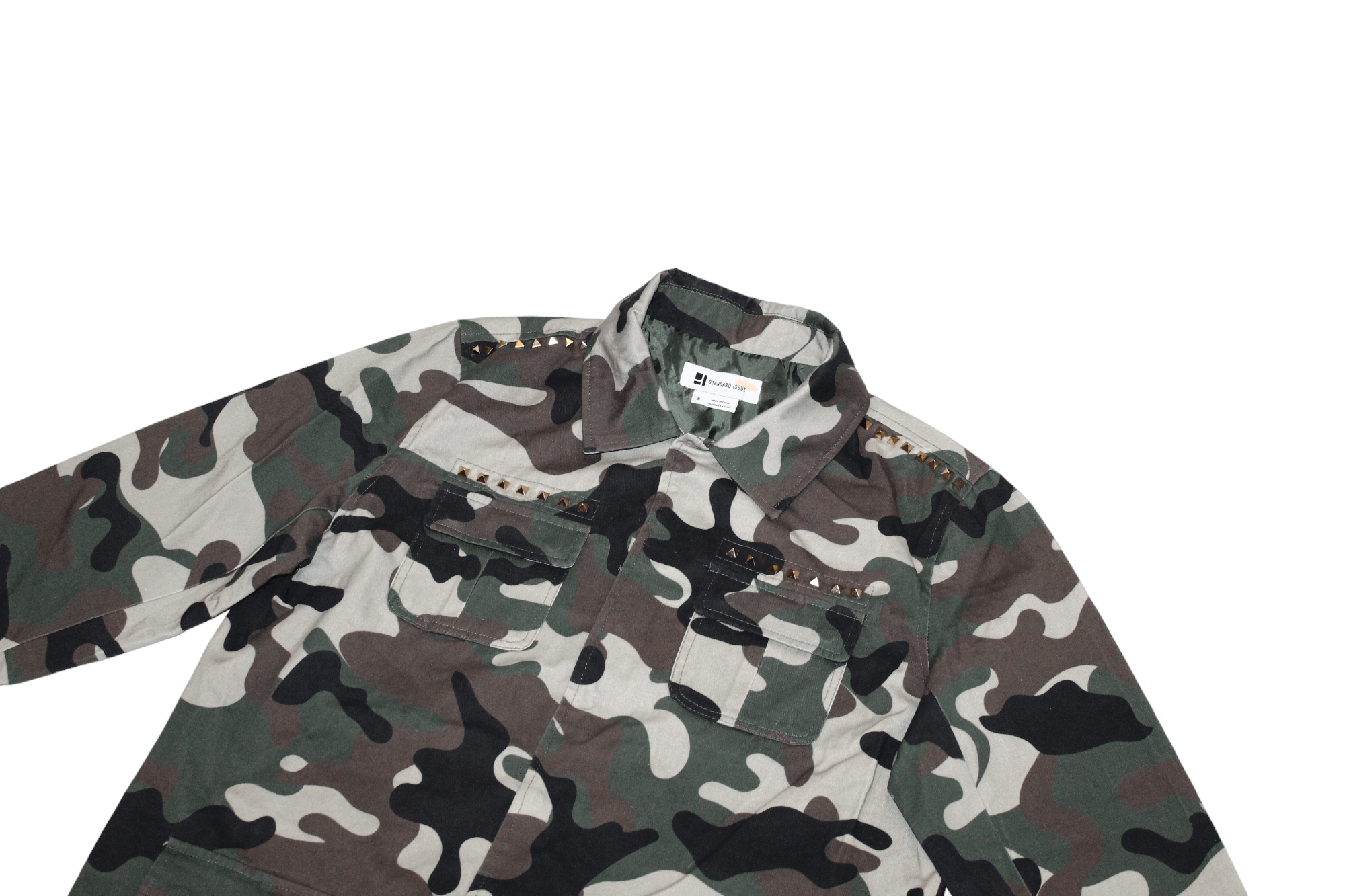 Standard Issue Y2K 🔥 Standard Issue Nyc M65 Camo Studded Coach Jacket Size US S / EU 44-46 / 1 - 4 Thumbnail