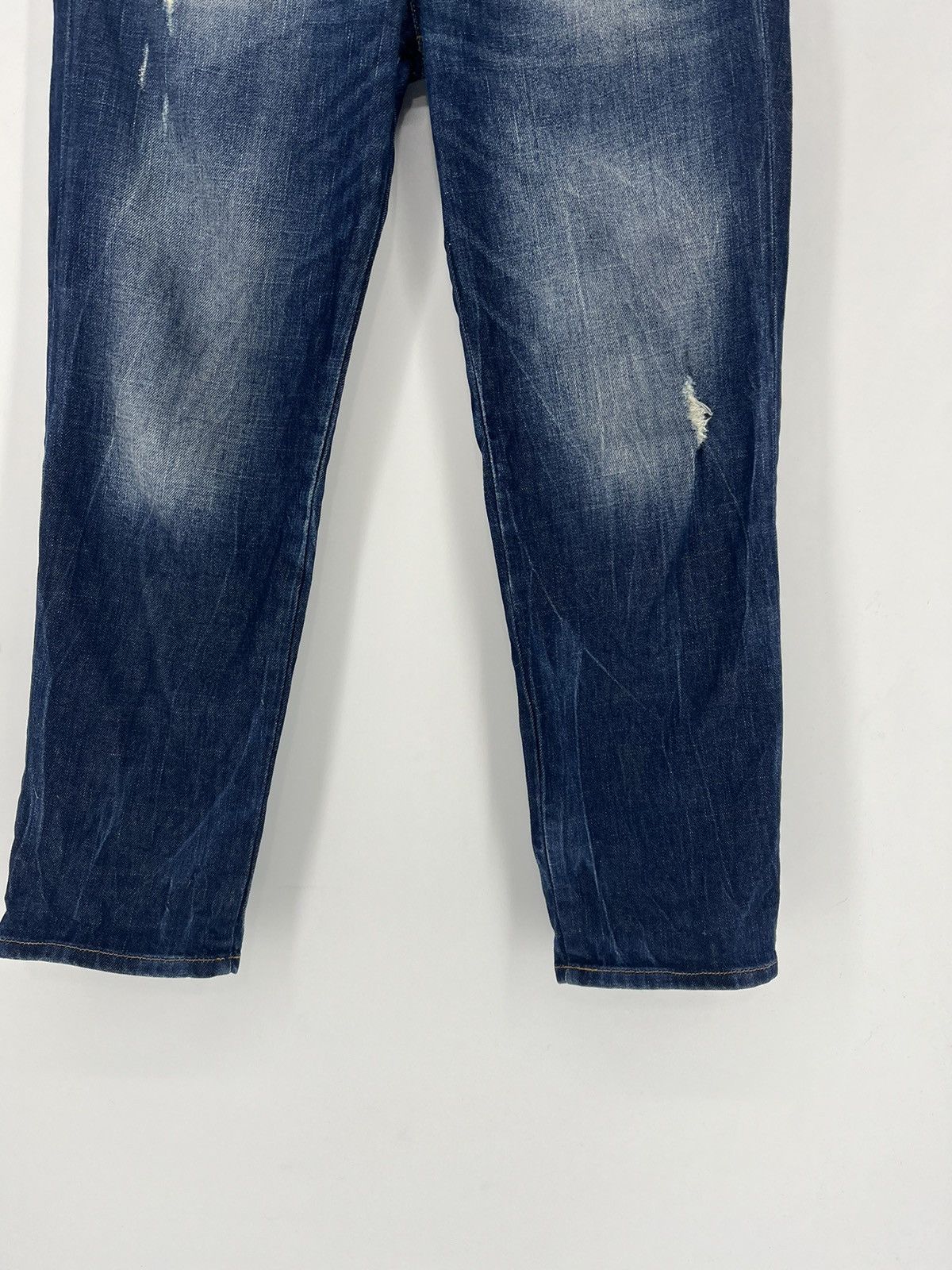 Diesel × Vintage Vintage Y2K Men’s Diesel Distressed Patchwork Denim Jeans Size US 30 / EU 46 - 4 Thumbnail