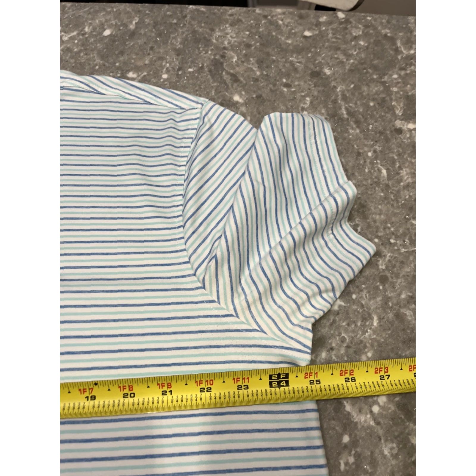 Vineyard Vines Vineyard Vines Polo Shirt Striped XL Multicolor Short Sleeve On-The-Go Sankaty Performance Shirt Men's Polo Size US XL / EU 56 / 4 - 4 Thumbnail