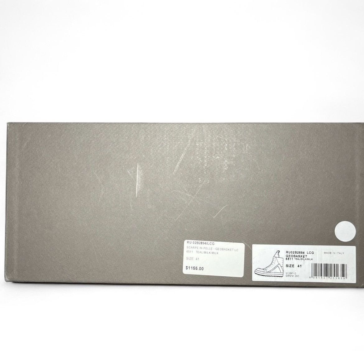 Rick Owens Rick Owens Teal/Milk Geobasket size 41 Size US 8 / EU 41 - 9 Thumbnail
