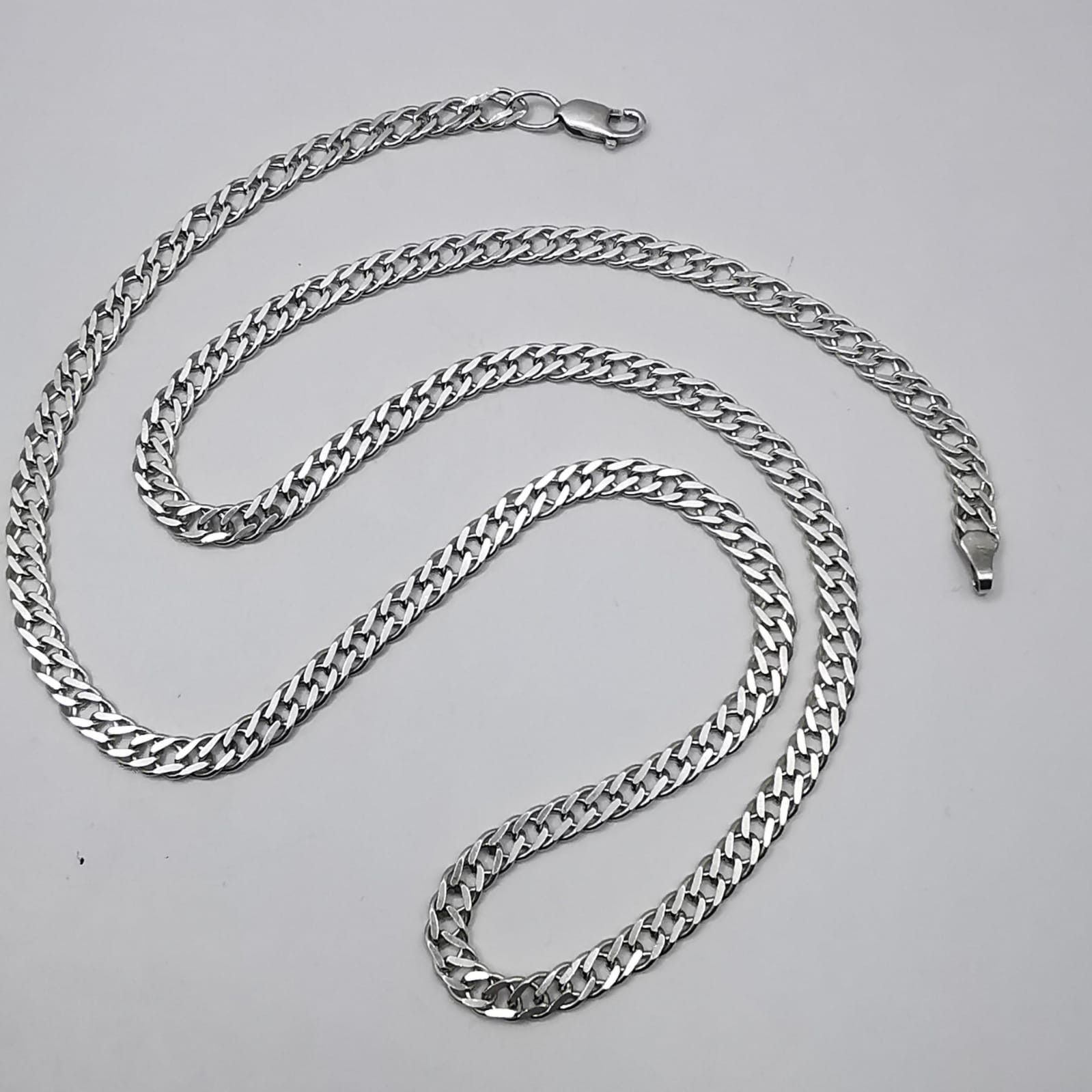 Vintage Jewelry Chain, 925 Sterling Silver, Signed 17,48G, Men's