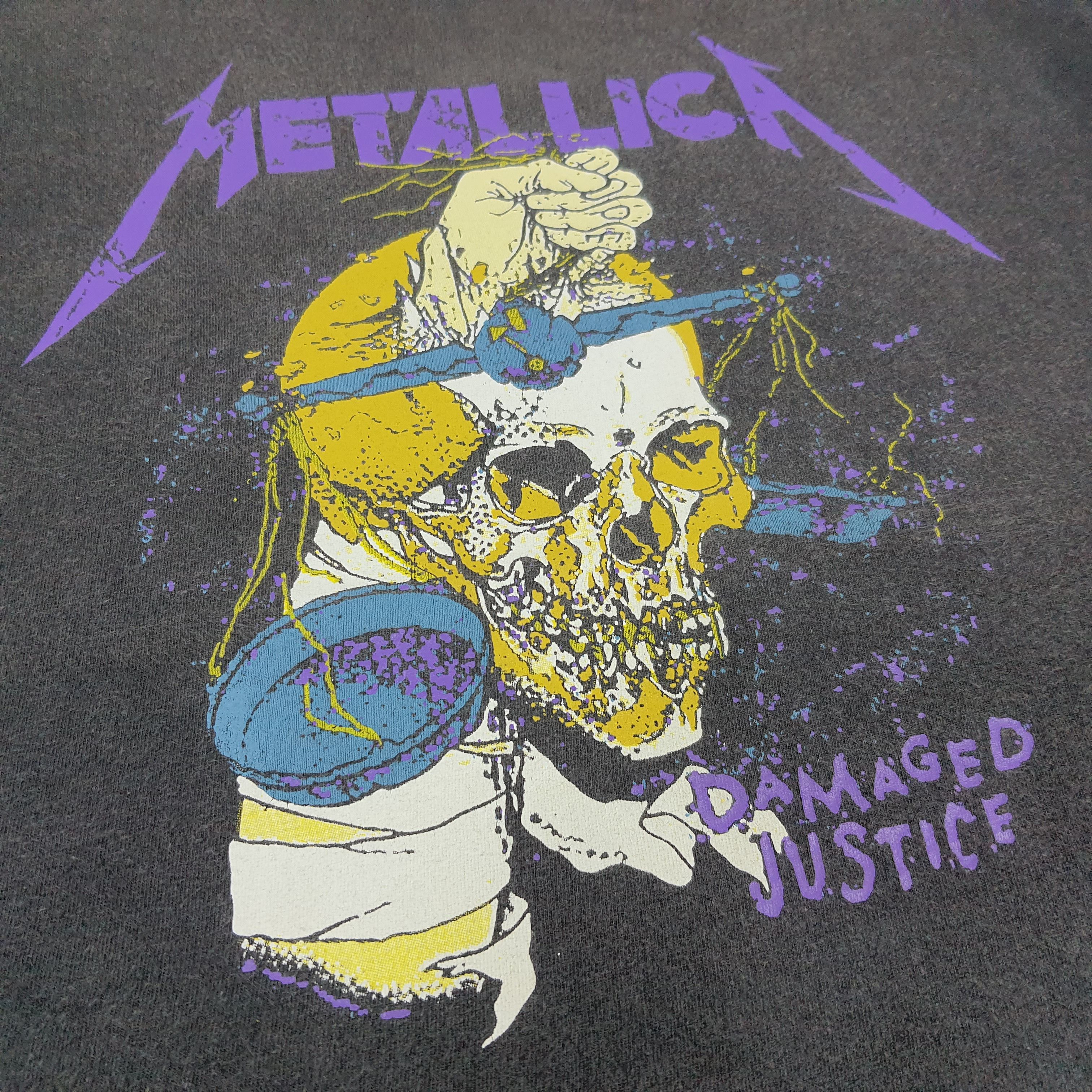 Band Tees × Vintage Vintage Metallica Band Damage Justice Rock Tshirt Size US L / EU 52-54 / 3 - 2 Thumbnail