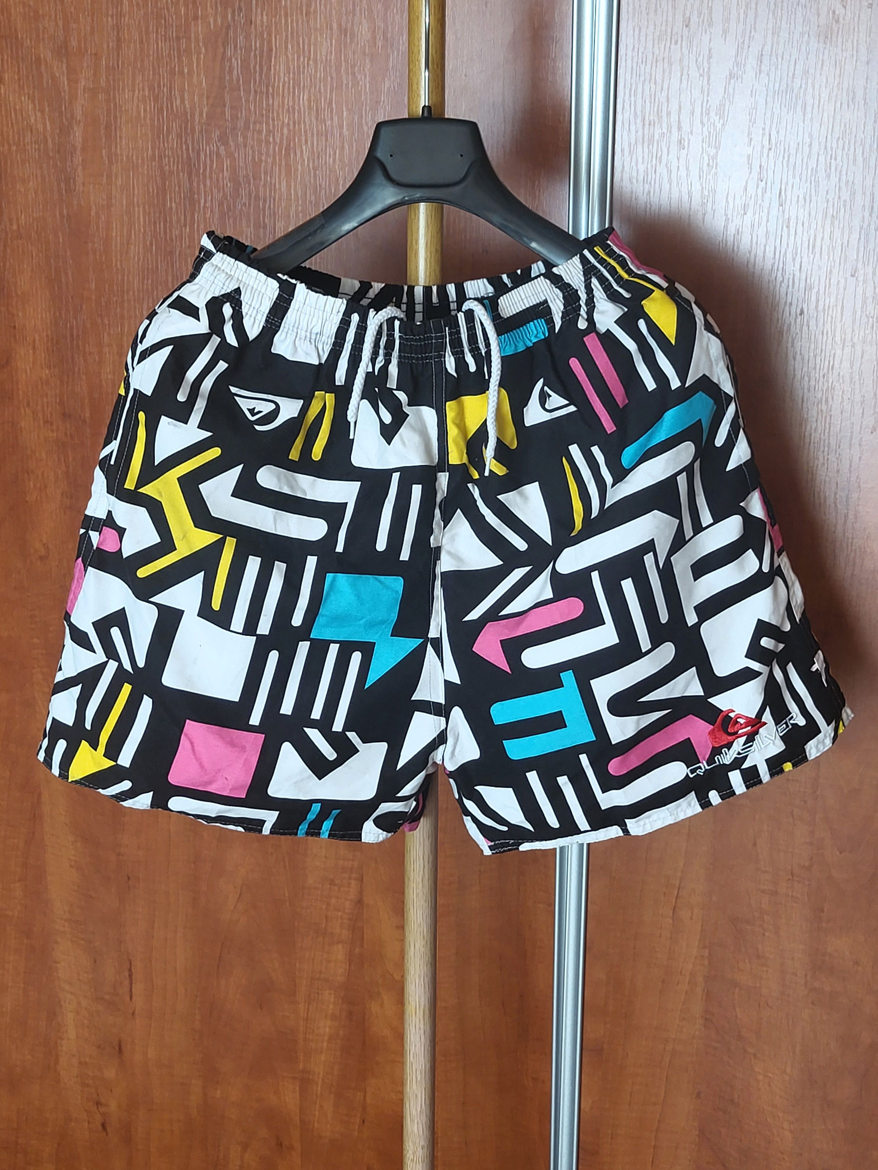 Quiksilver Quiksilver avangard design multicolor shorts beach Size US 34 / EU 50 - 2 Thumbnail