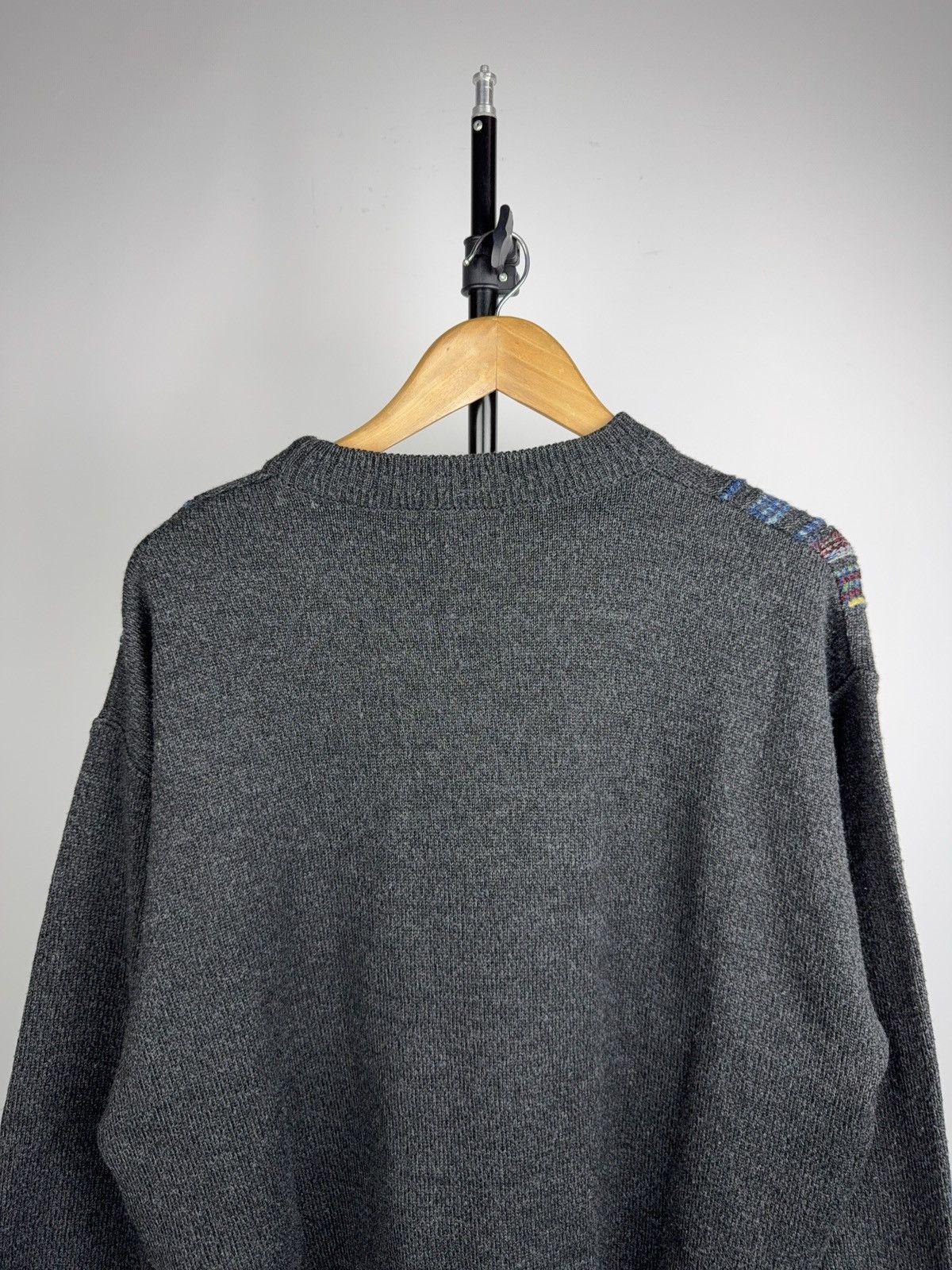 Piattelli Vintage 90s Piattelli Roma Italian Retro Wool Knit Sweater Size US L / EU 52-54 / 3 - 11 Thumbnail