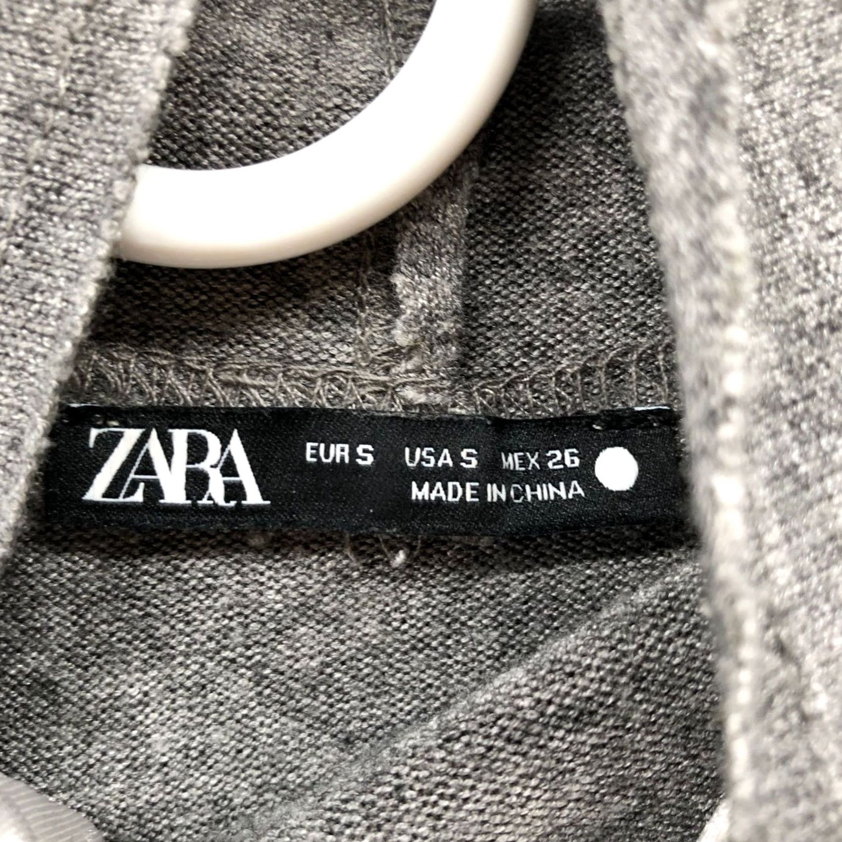 Zara Zara Turtleneck Sweater Womens S Gray Exposed Seam Soft Knit Lightweight Pullover Regular Knit Wool Blend Winter Fall - Mens? Size S / US 4 / IT 40 - 5 Thumbnail