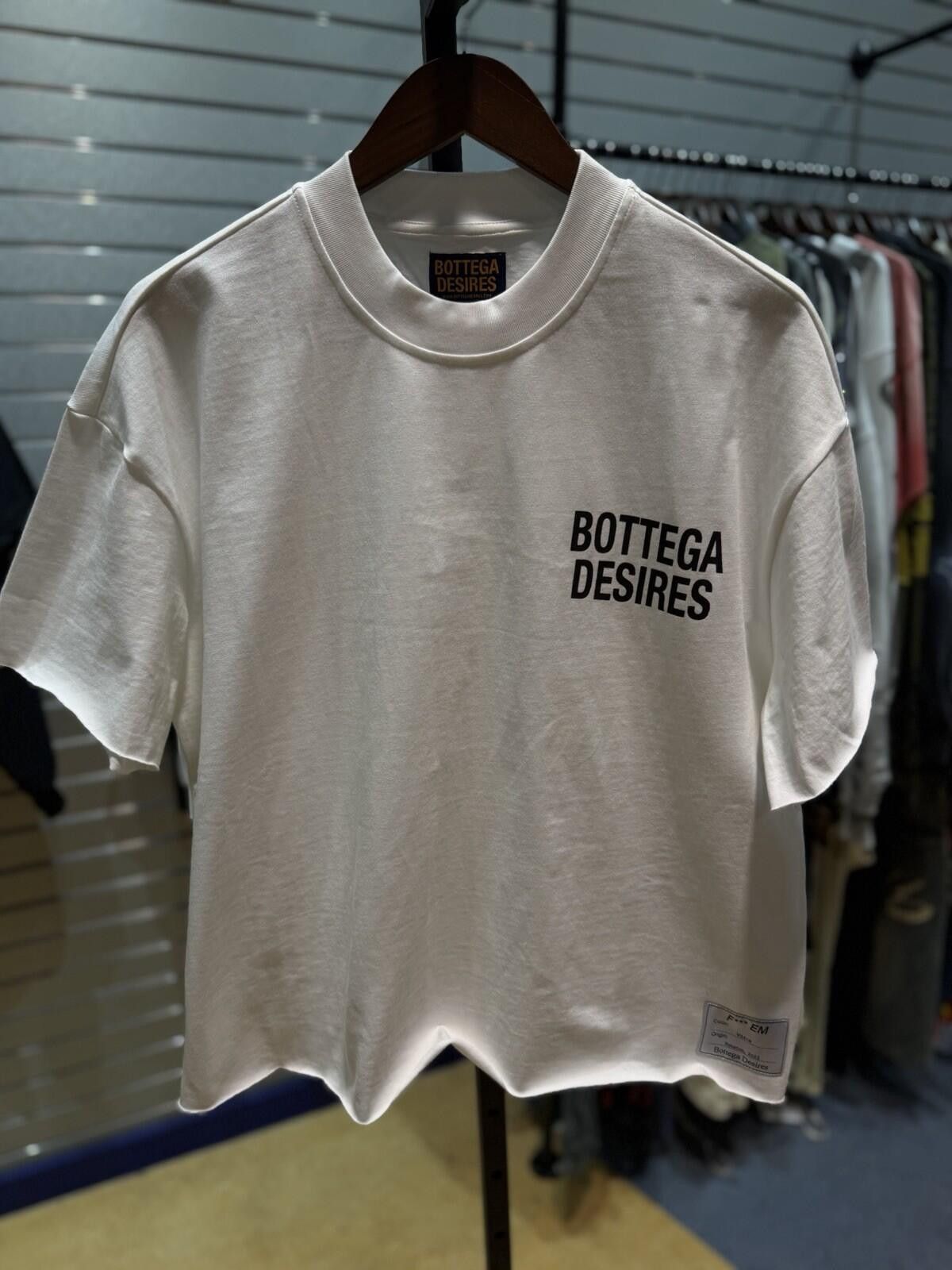 Bottega Desires Bottega Desires Tee T-Shirt F**k Joke (S) White Black Size US S / EU 44-46 / 1 - 3 Thumbnail