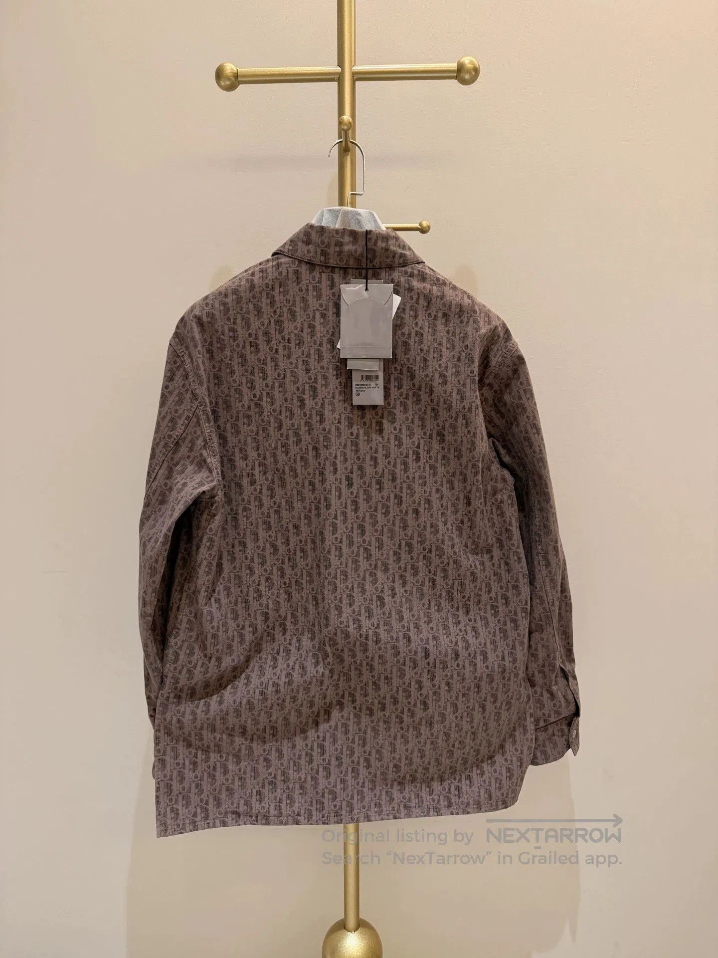 Dior dior logo patterned long sleeve shirt. Size US L / EU 52-54 / 3 - 2 Thumbnail
