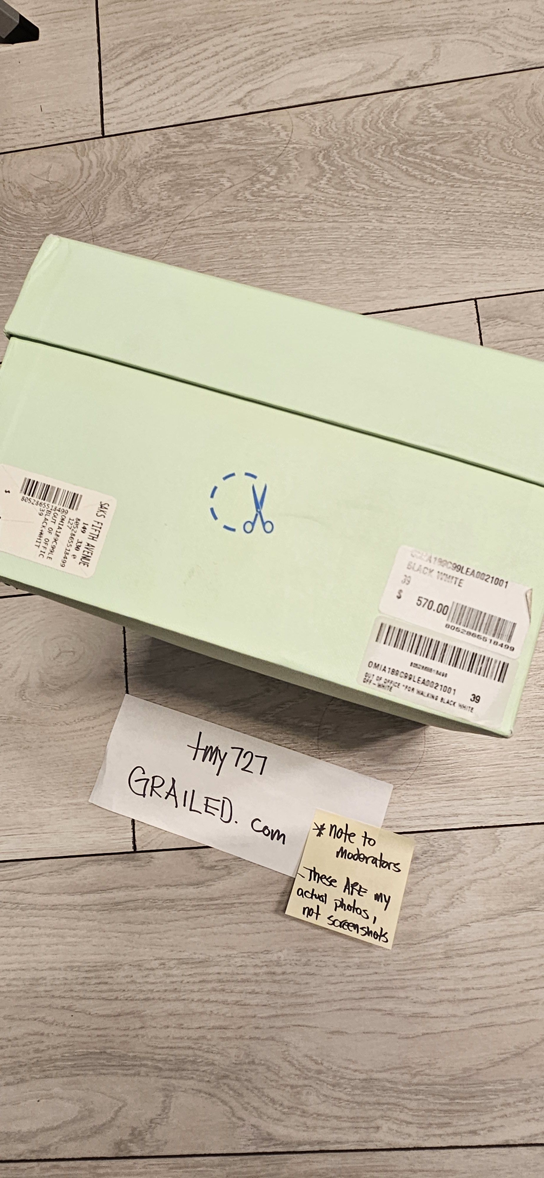 Off-White Out Of Office For Walking Size US 6 / EU 39 - 9 Thumbnail