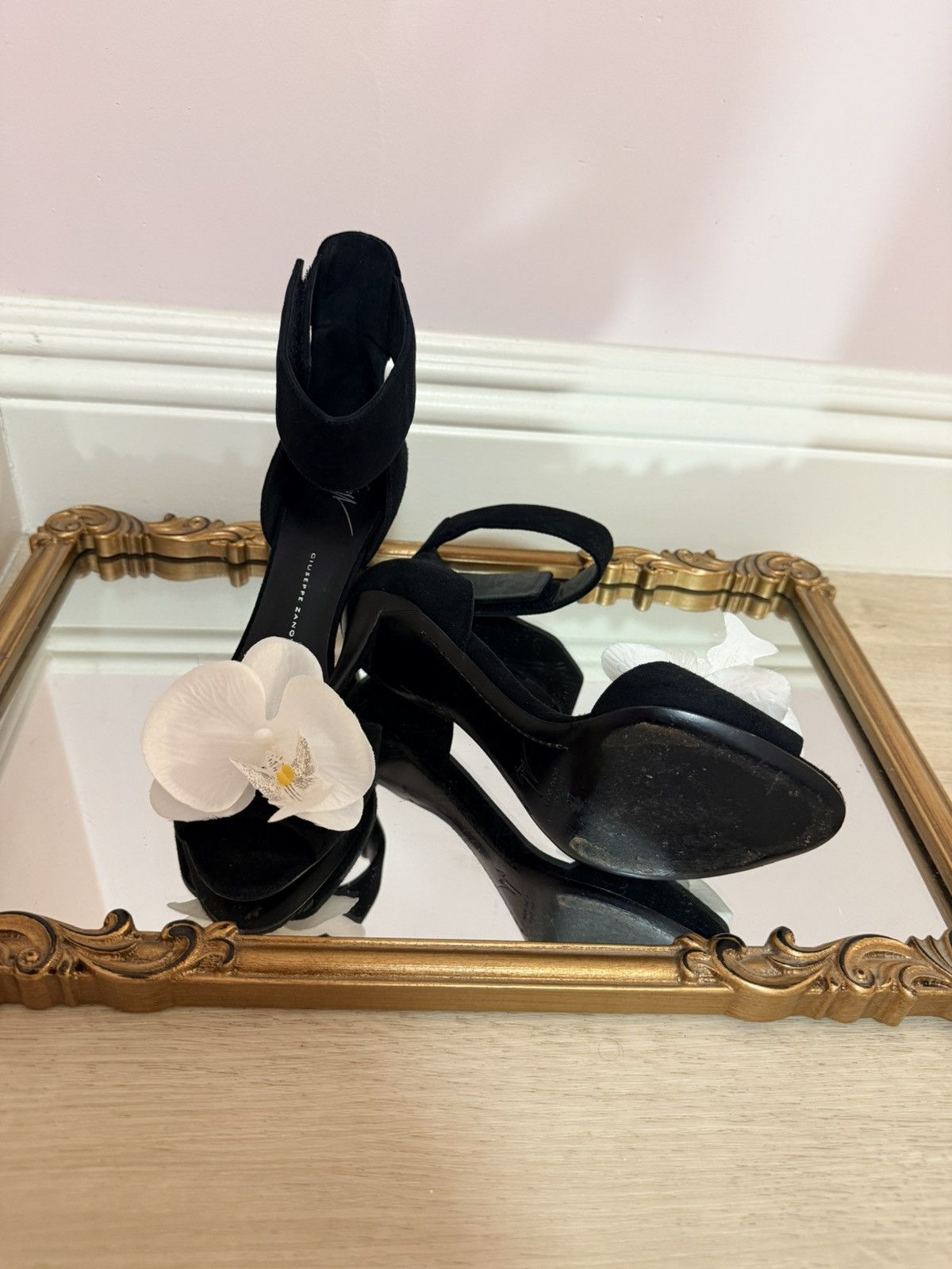 Giuseppe Zanotti Giuseppe Zanotti Vintage Black Sandals Size EUR 37/ US 7 Y2K Size US 7 / IT 37 - 6 Thumbnail