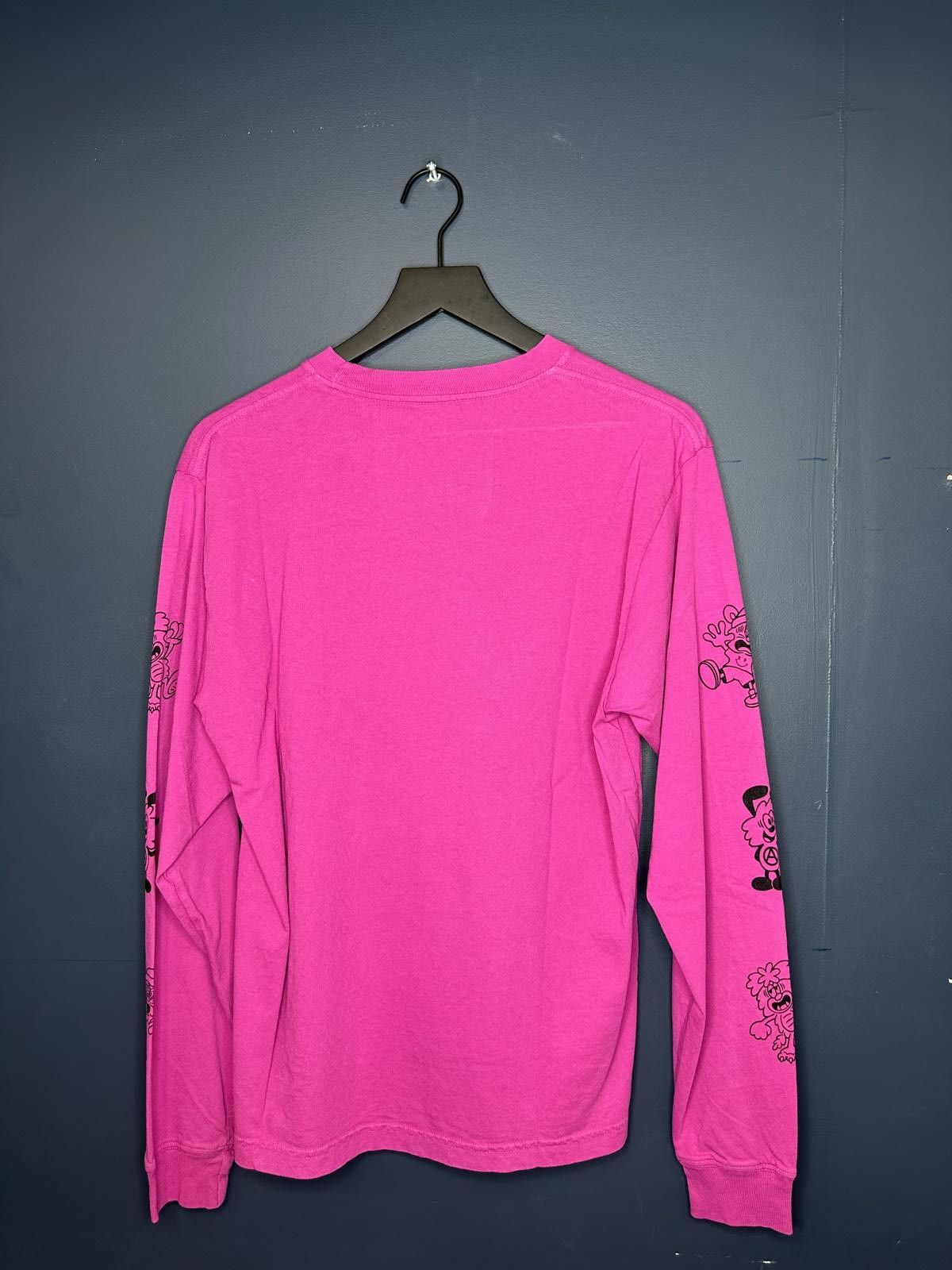 Designer ComplexCon x Verdy Pink Long Sleeve T-Shirt Size Small Size ONE SIZE - 2 Thumbnail