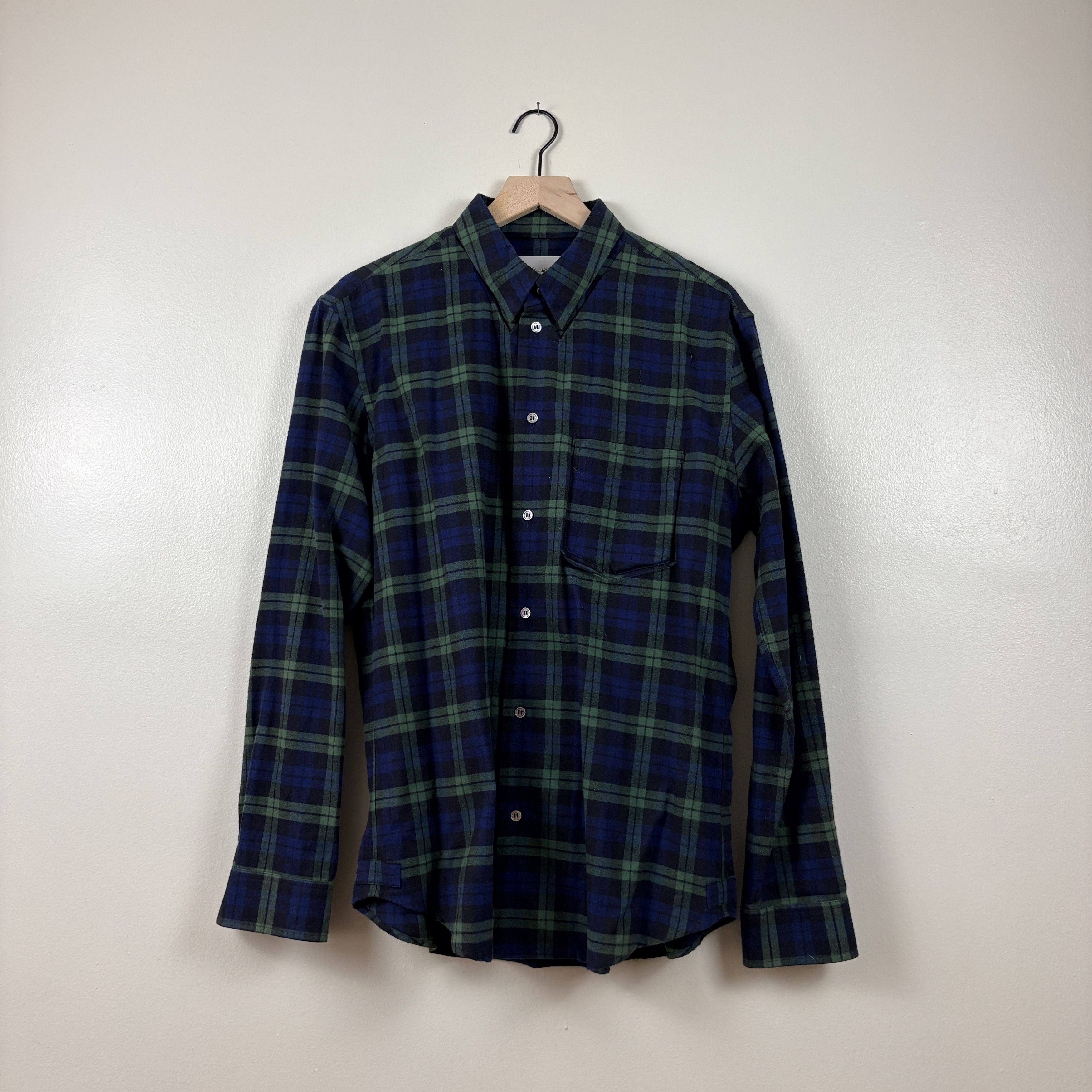 JULIEN DAVID Julien David Black Watch Tartan Flannel Shirt, Made in Japan Size US XL / EU 56 / 4 - 1 Thumbnail