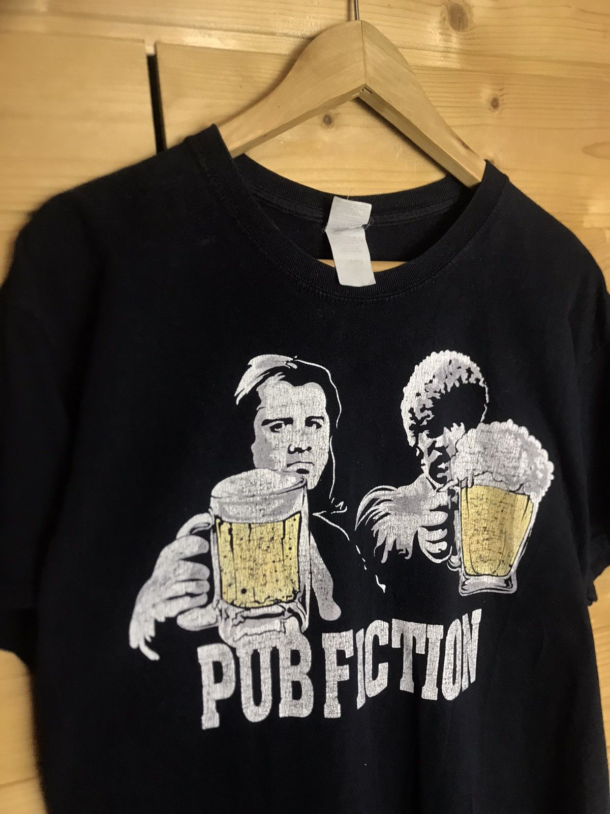 Vintage Pub Fiction parody pulp fiction humor t-shirt Size US L / EU 52-54 / 3 - 3 Thumbnail