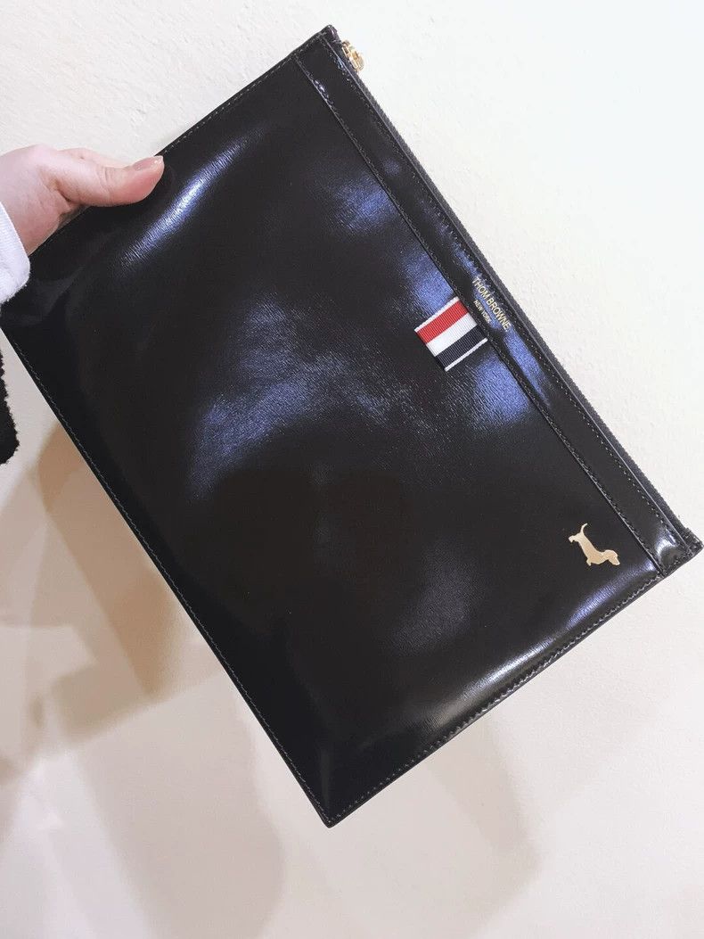 Thom Browne Thom Browne Sticky leather tote bag Size ONE SIZE - 3 Thumbnail