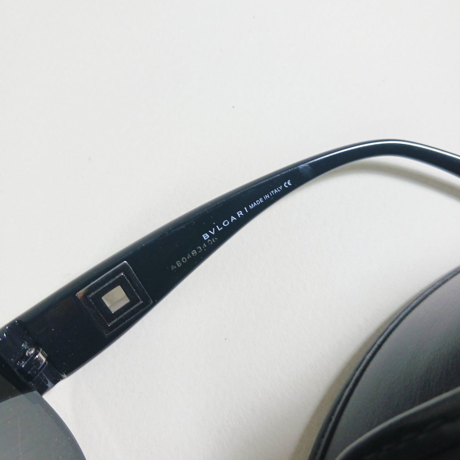 Bvlgari × Designer BVLGARI 545 128/71 Vintage Wrap Sunglasses w/Case Size ONE SIZE - 9 Thumbnail