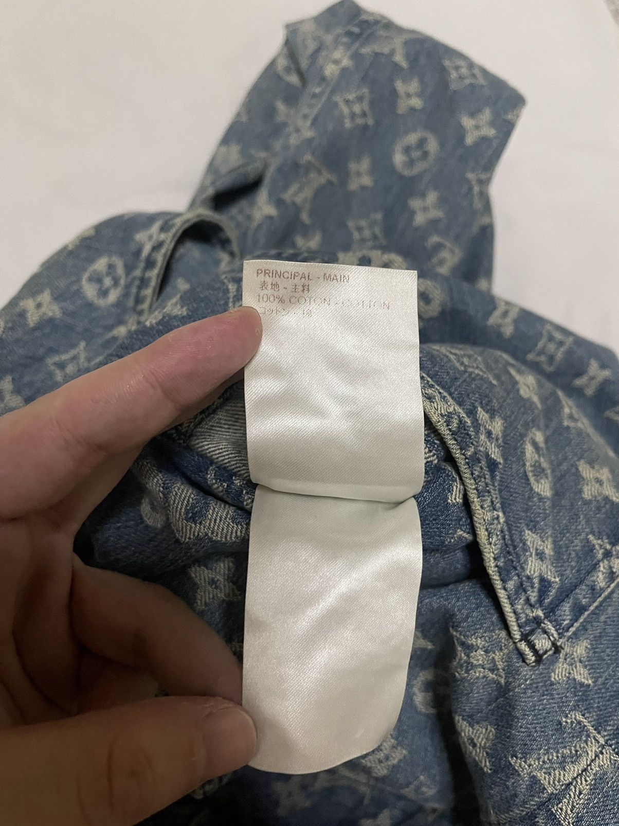 Louis Vuitton × Supreme Supreme Louis Vuitton lv jacquard denim chore coat size 50 Size US L / EU 52-54 / 3 - 10 Thumbnail