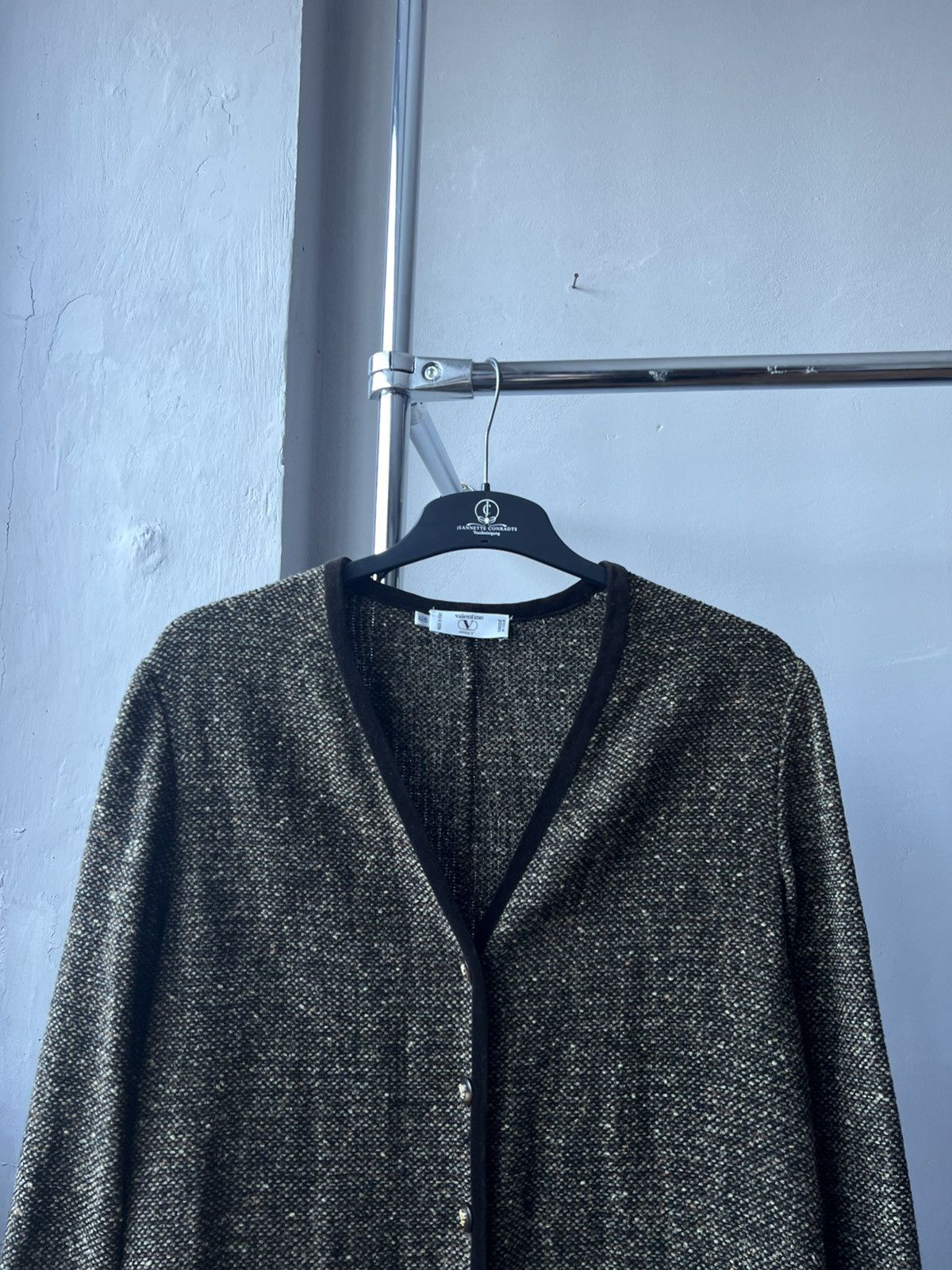 Valentino 80/90’S VALENTINO MISS V ITALY BUTTON ELEGANT CARDIGAN SZ 46 Size L / US 10 / IT 46 - 4 Thumbnail
