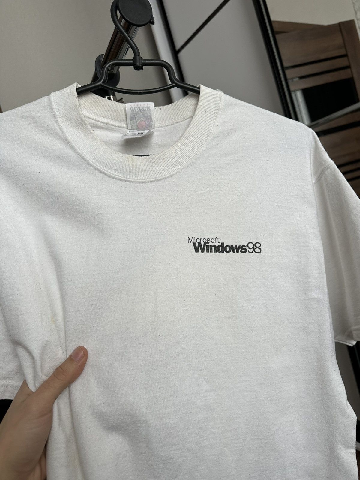 Microsoft 1998 Windows Microsoft Vintage T-Shirt Tee USA Size US L / EU 52-54 / 3 - 13 Thumbnail