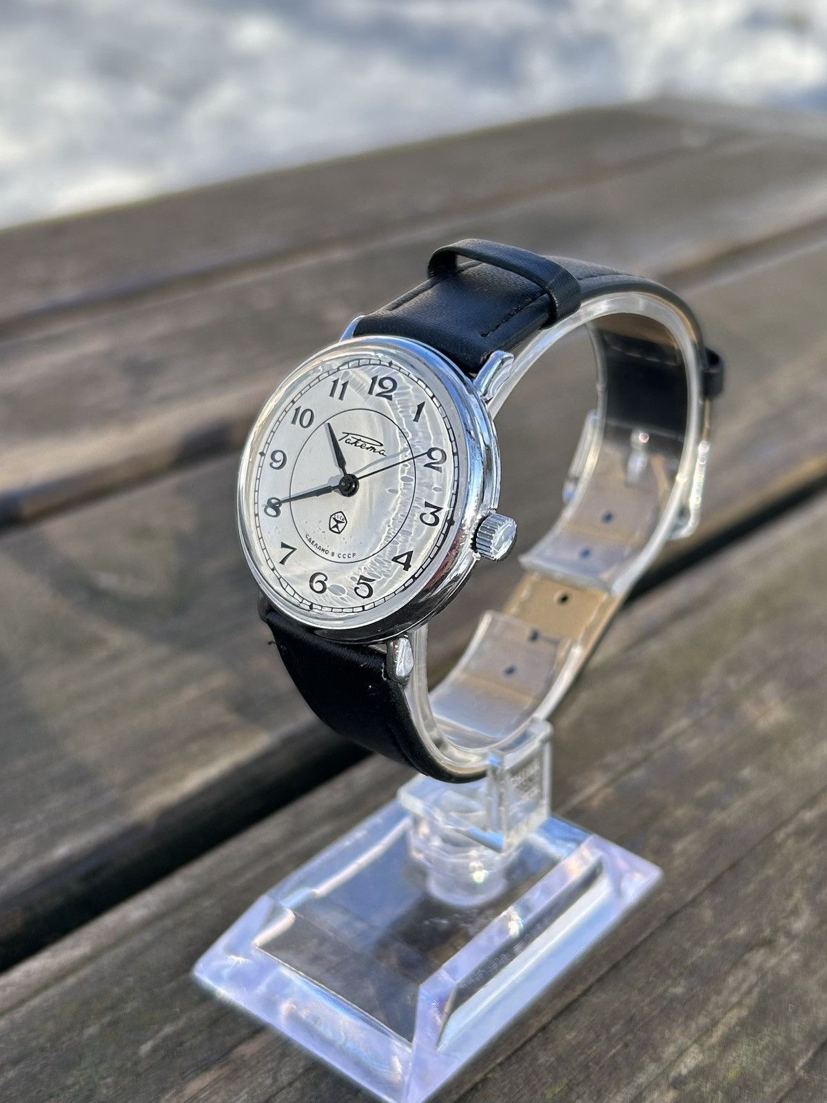 Vintage Vintage Watch Soviet USSR Mechanical Raketa Hand Winding Size ONE SIZE - 6 Thumbnail