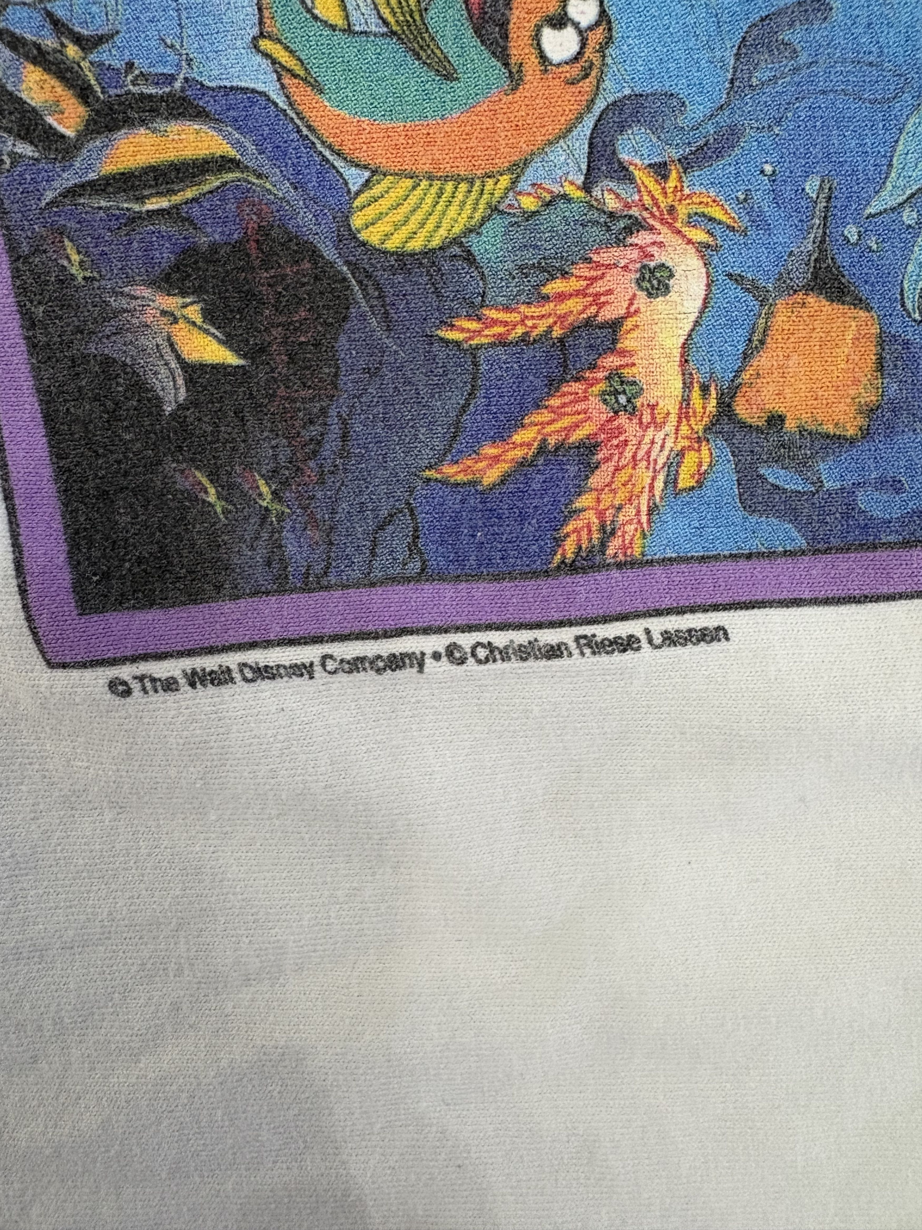 Disney × Vintage Vtg 90s Disney The Little Mermaid Under the Sea Tee Size L Size US L / EU 52-54 / 3 - 4 Thumbnail