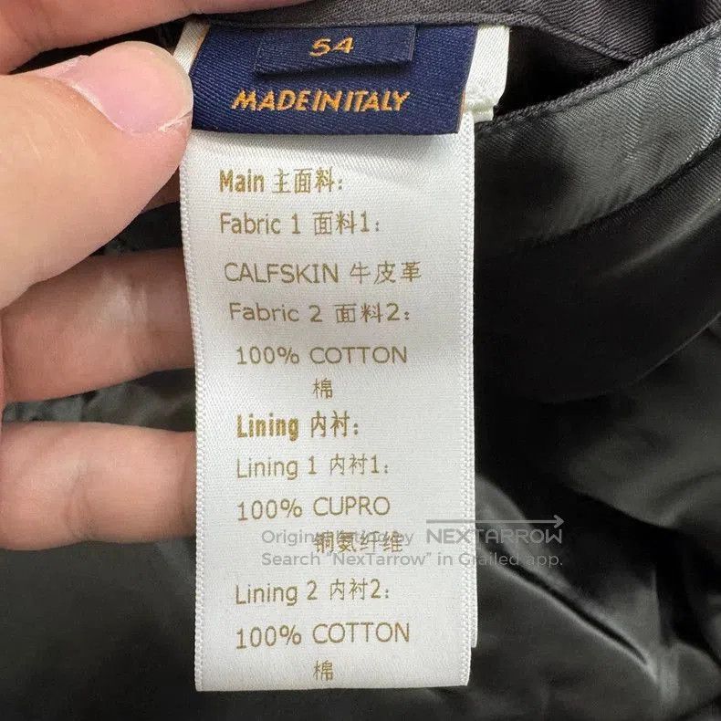 Louis Vuitton Louis Vuitton Colorblock Leather Bomber Jacket. Size US XXL / EU 58 / 5 - 4 Thumbnail