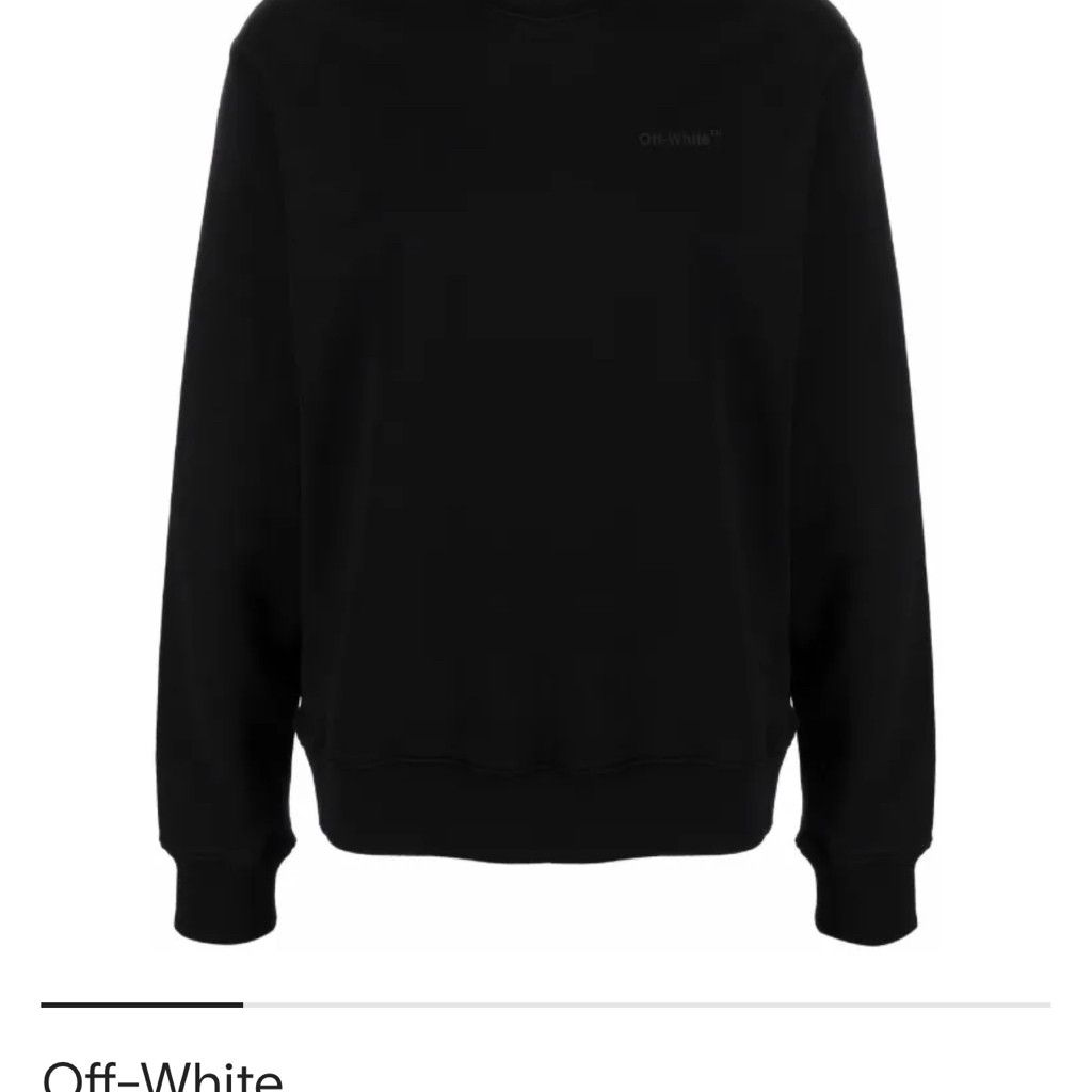 Japanese Brand Off-White Diag Tab crew-neck sweatshirt Size US XL / EU 56 / 4 - 3 Thumbnail