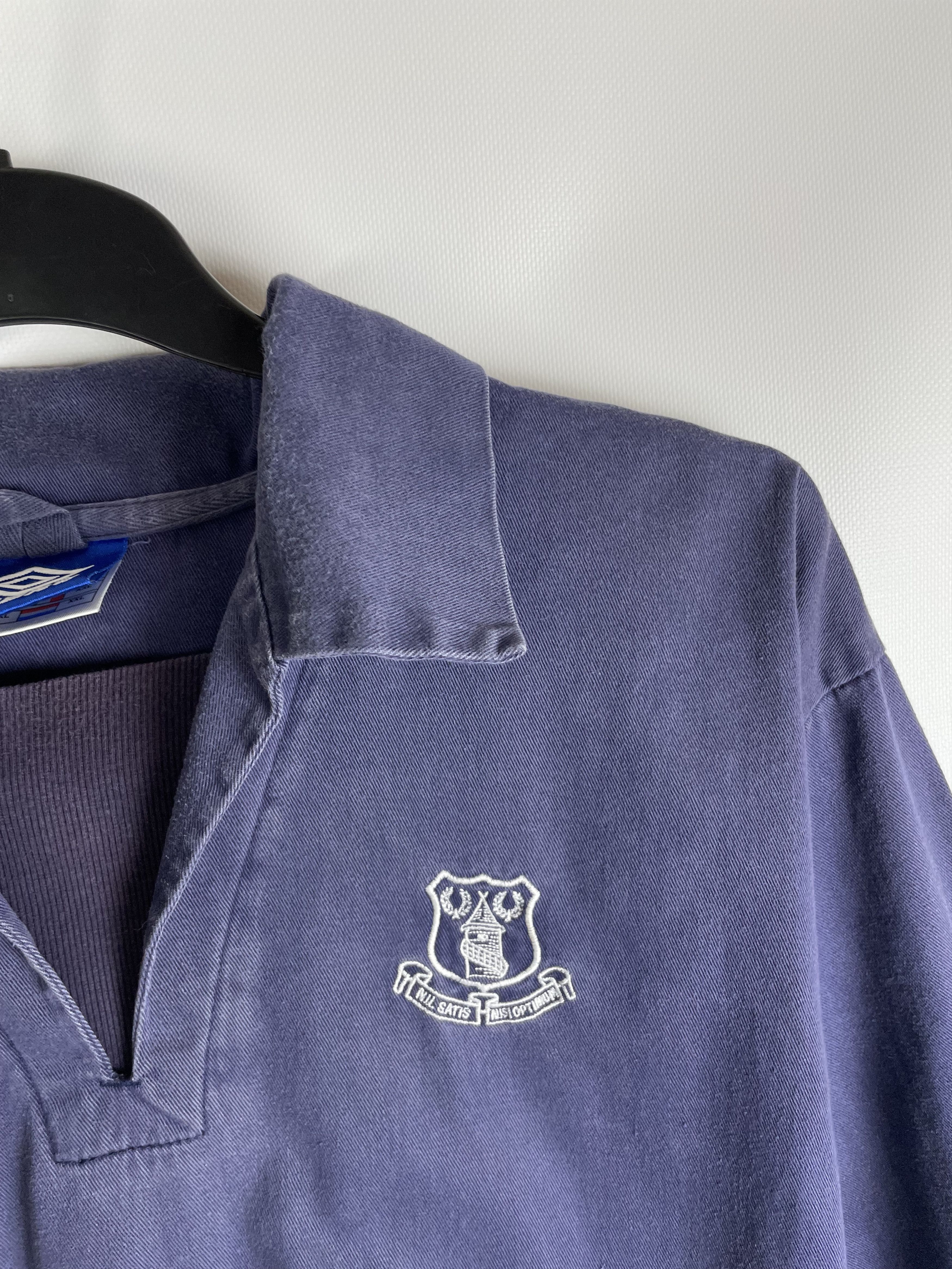 Umbro Everton 90s Rare Vintage Drill Top Umbro Jacket Size US XXL / EU 58 / 5 - 7 Thumbnail