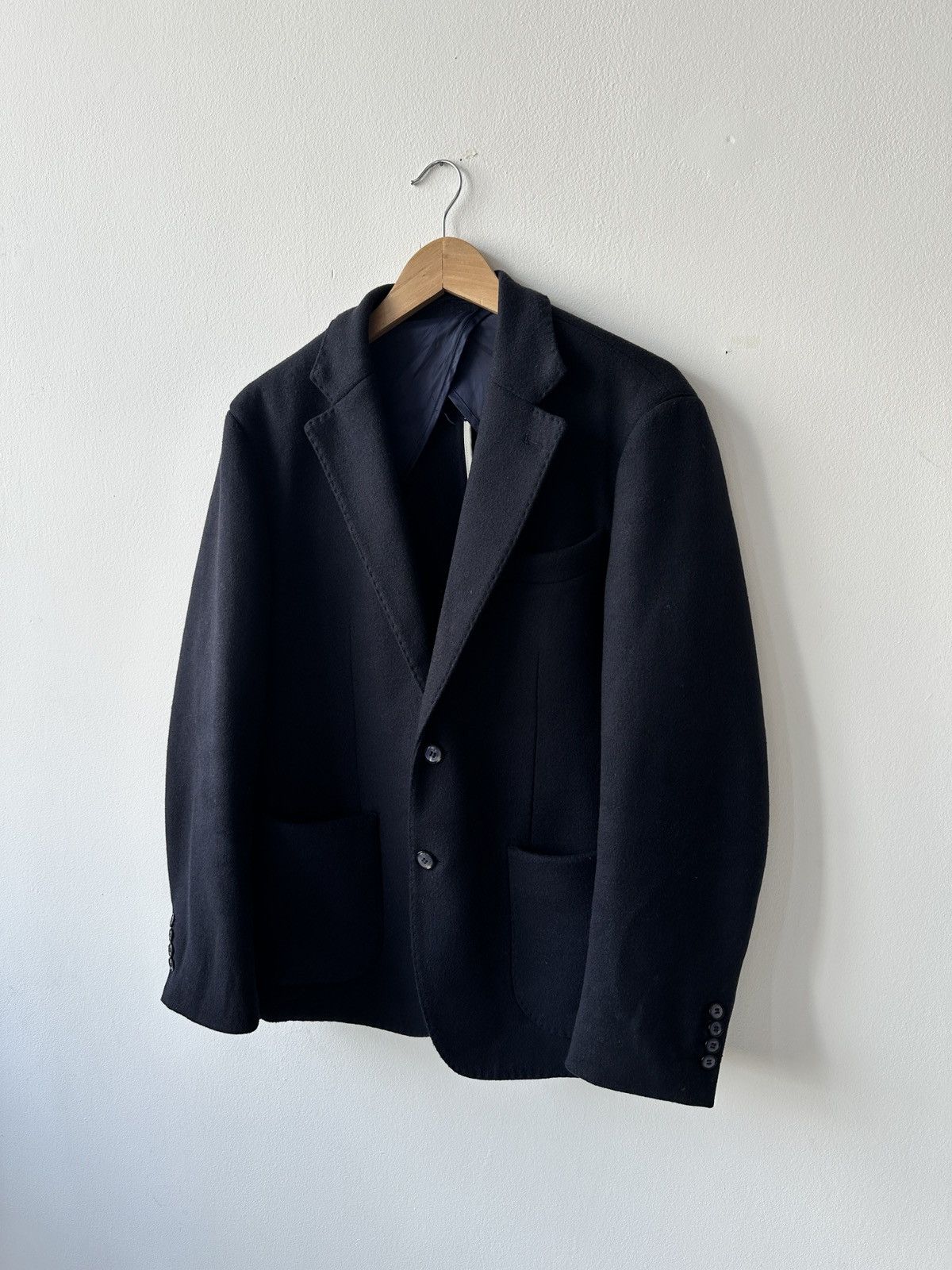 Douglas Hayward Douglas Hayward Mayfair London Wool Blend Blazer - Size 40 Size 40R - 4 Thumbnail