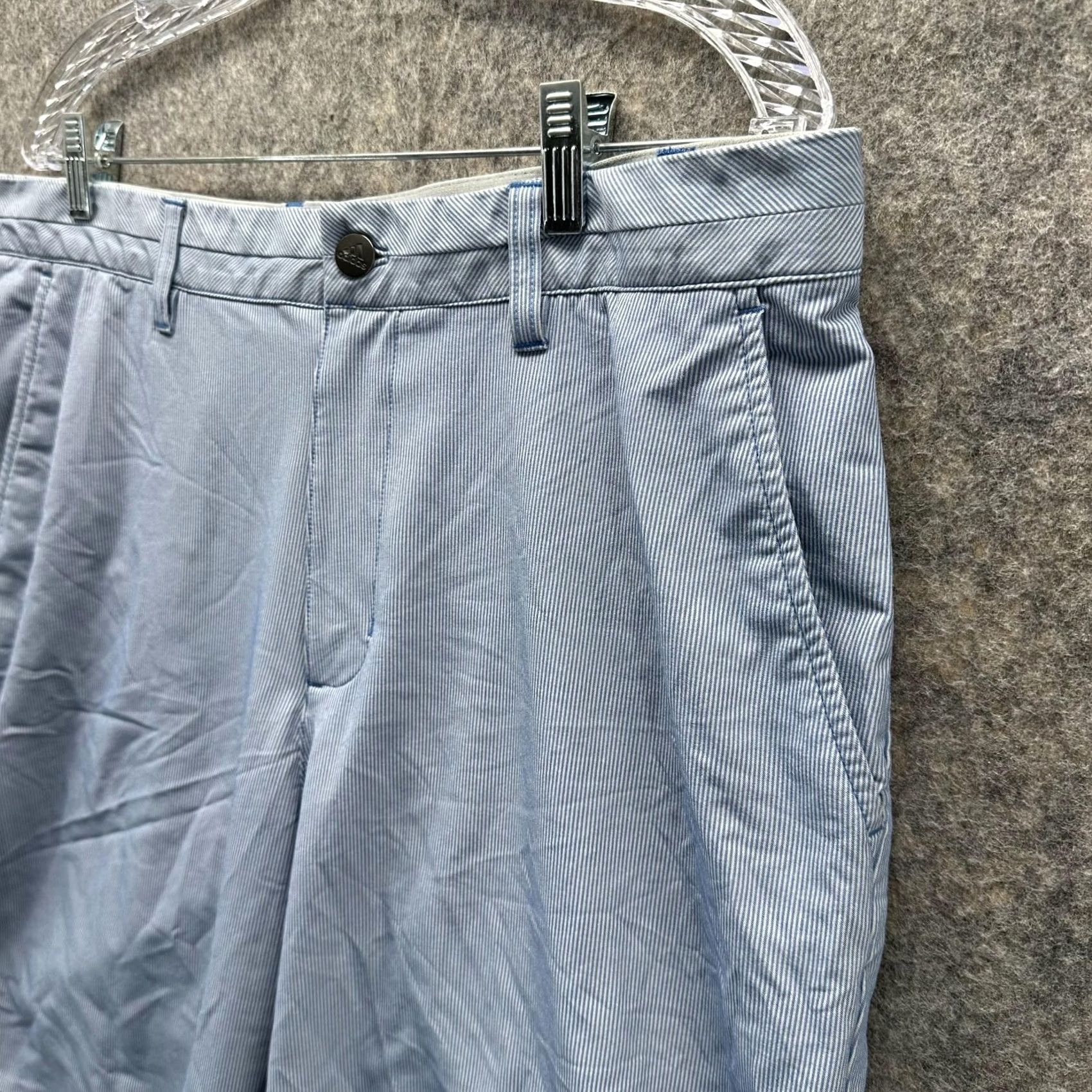 Adidas Adidas Shorts Men 36 Blue Outdoors Pocket 365 Athletic Golf Chino Trefoil Soft Size US 36 / EU 52 - 4 Thumbnail