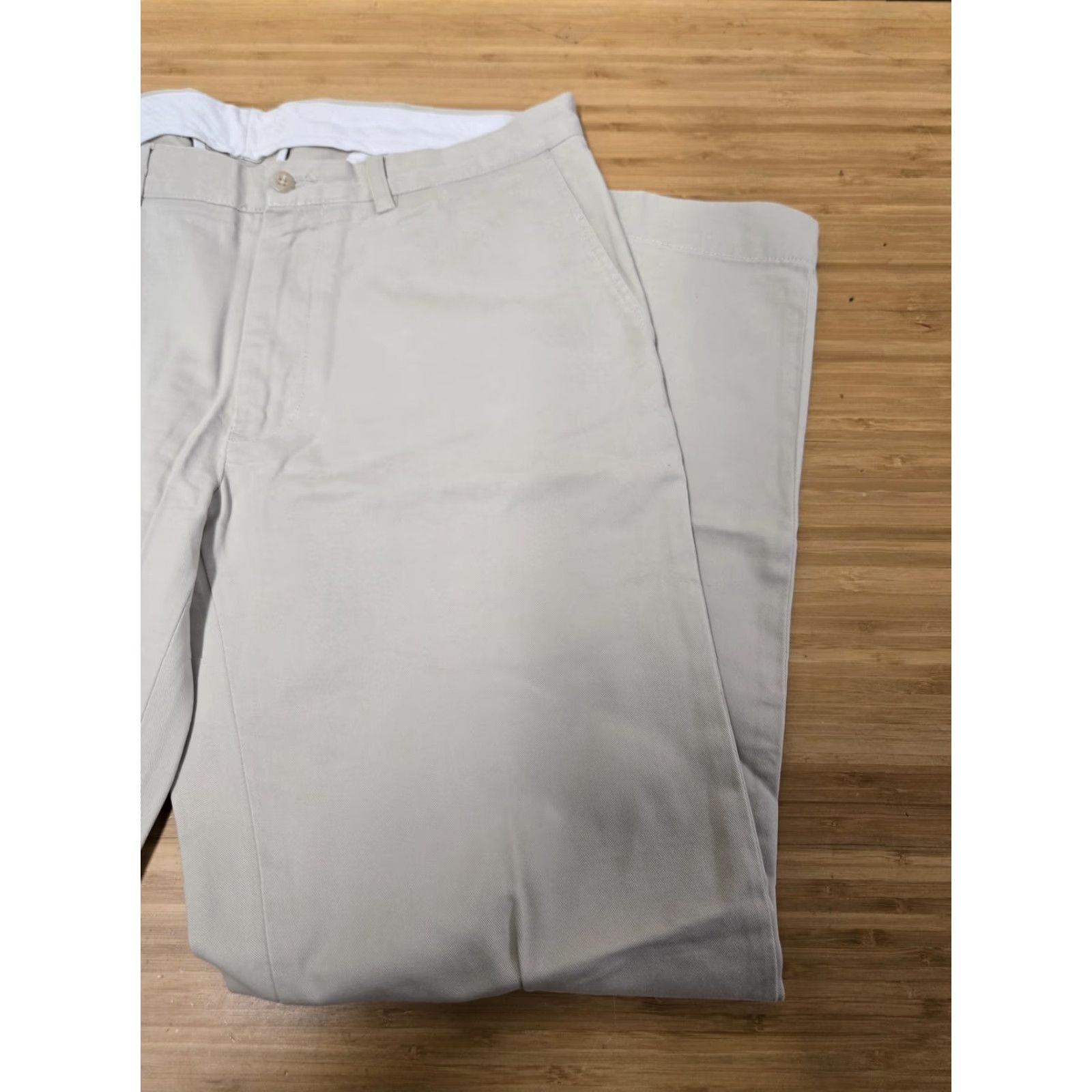 Polo Ralph Lauren Polo Ralph Lauren Pants Mens 35x32 Chino Flat Front Cotton Khaki Suffield Beige Pony Flat Front Casual Trousers Size US S / EU 44-46 / 1 - 4 Thumbnail