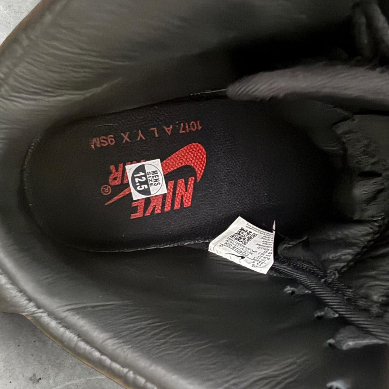 Alyx × Nike Nike Air Force 1 High 1017 ALYX 9SM “Black / Red” Size US 12.5 / EU 45-46 - 4 Thumbnail