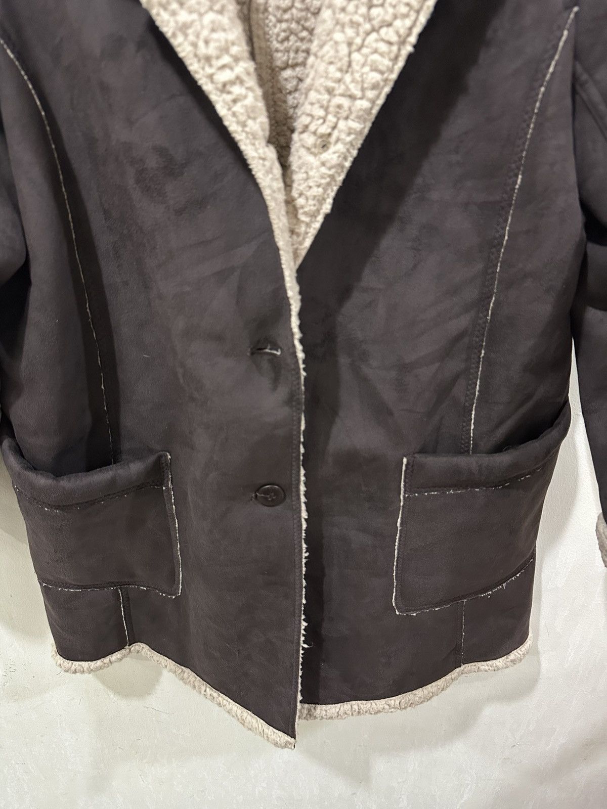 Golden Bear VTG GOLDEN BEAR Faux Shearling Jacket Size L / US 10 / IT 46 - 4 Thumbnail