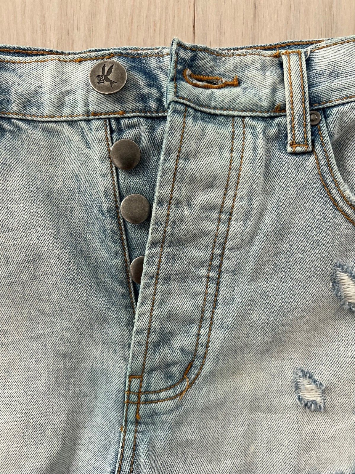 One Teaspoon One Teaspoon Outlaws Denim Cut-Offs Jean Shorts ( 26 ) Size 26" / US 2 / IT 38 - 2 Thumbnail