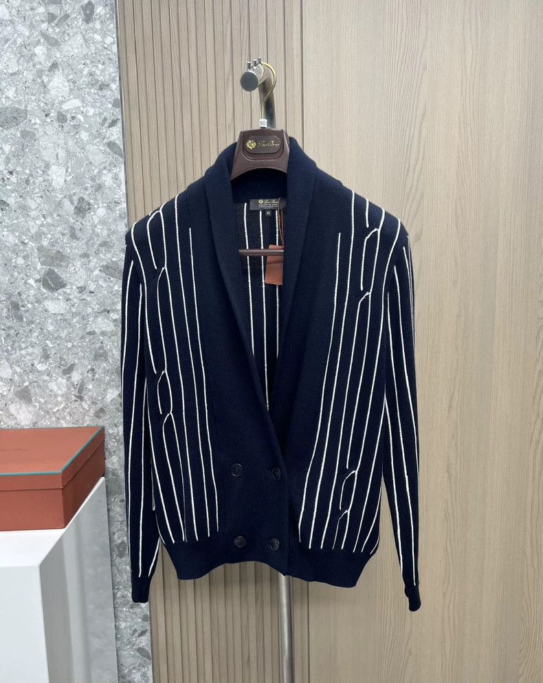 Loro Piana LORO PIANA King's Gift 12mm Wool Knitted Cardigan Coat for Size L / US 10 / IT 46 - 1 Thumbnail