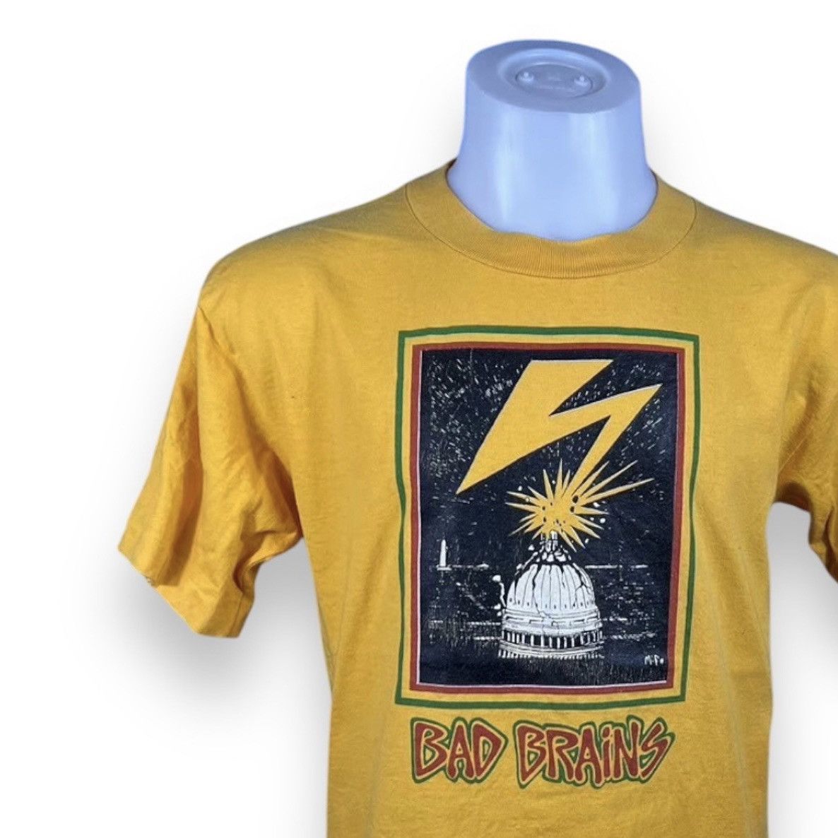 Band Tees Bad Brains Hardcore Punk Rock Band Vintage 90s T-Shirt Size US M / EU 48-50 / 2 - 1 Thumbnail