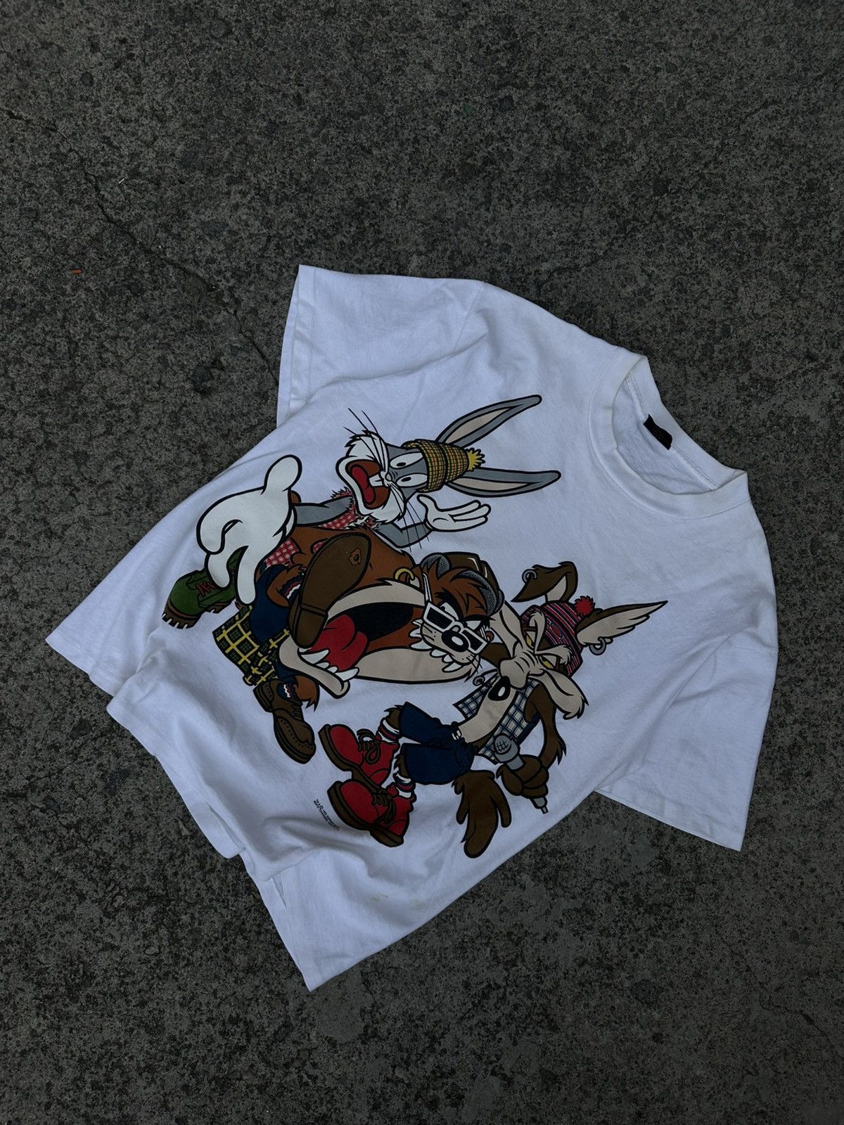 Changes Rare T-Shirt Looney Tunes Crew Double Print Size US L / EU 52-54 / 3 - 3 Thumbnail