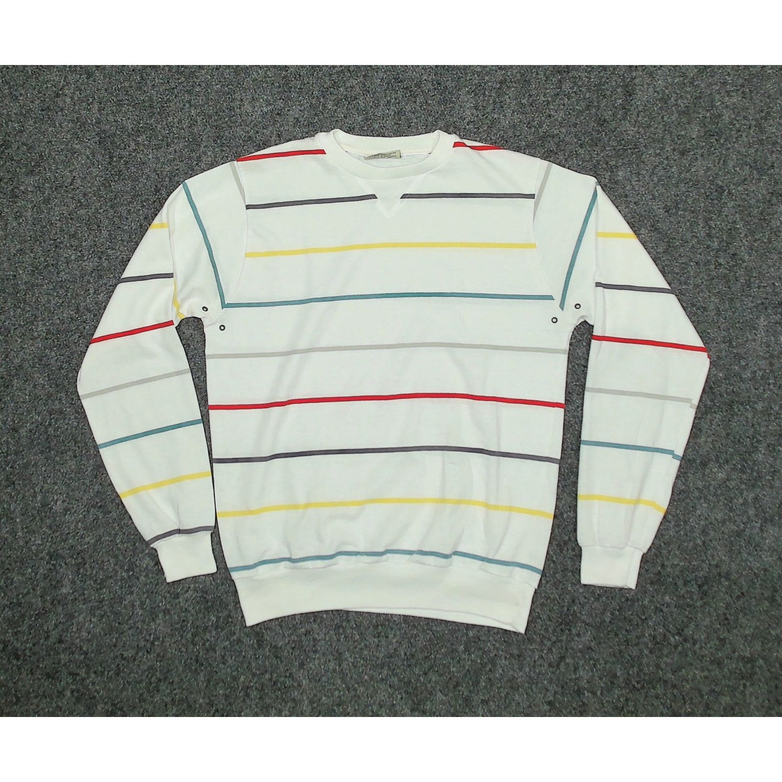 American Eagle Outfitters 90s USA American Eagle Striped V-Stitch Pullover Size US M / EU 48-50 / 2 - 3 Thumbnail
