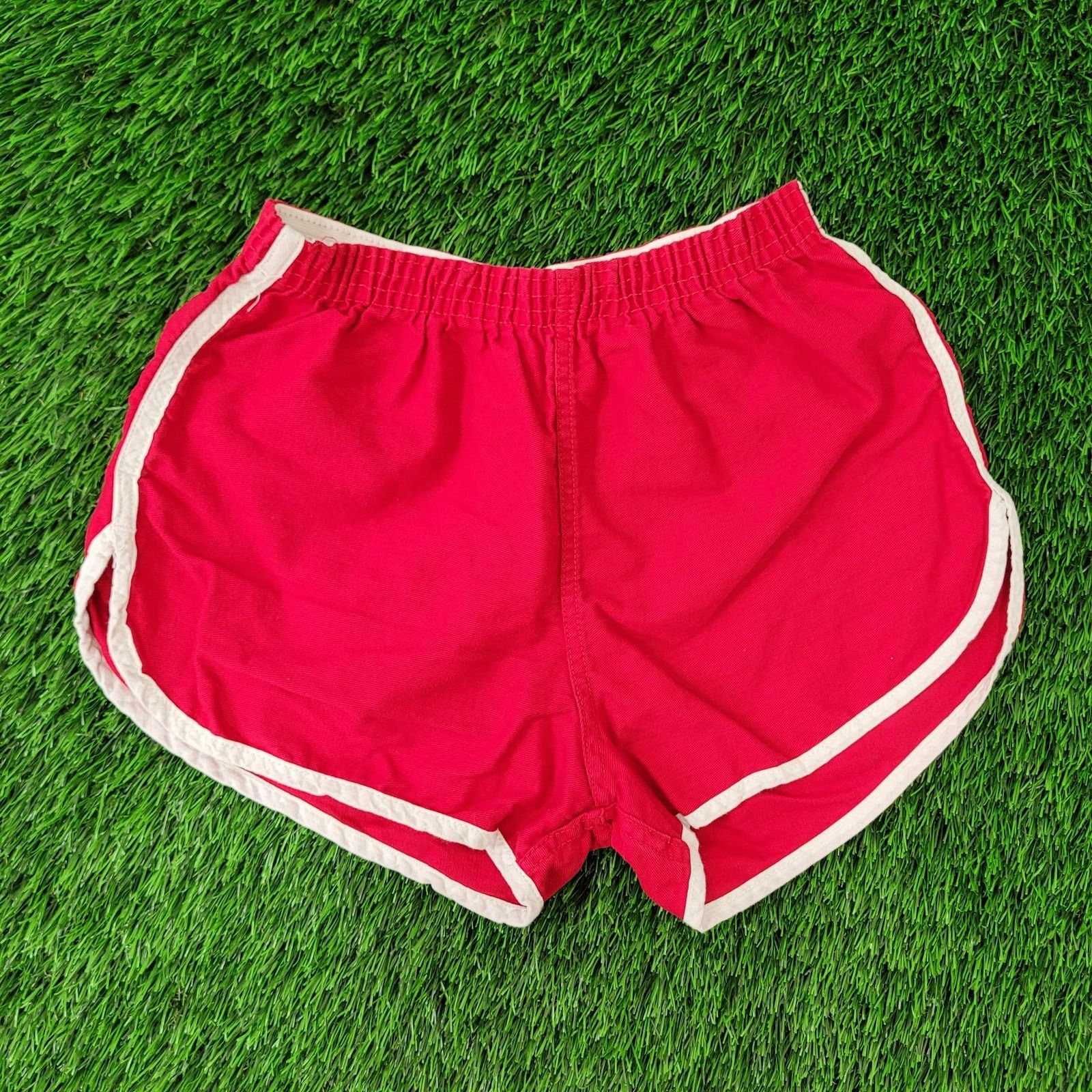 Other Vintage 70s Booty Gym Shorts Womens XS S Red White USA Grailed