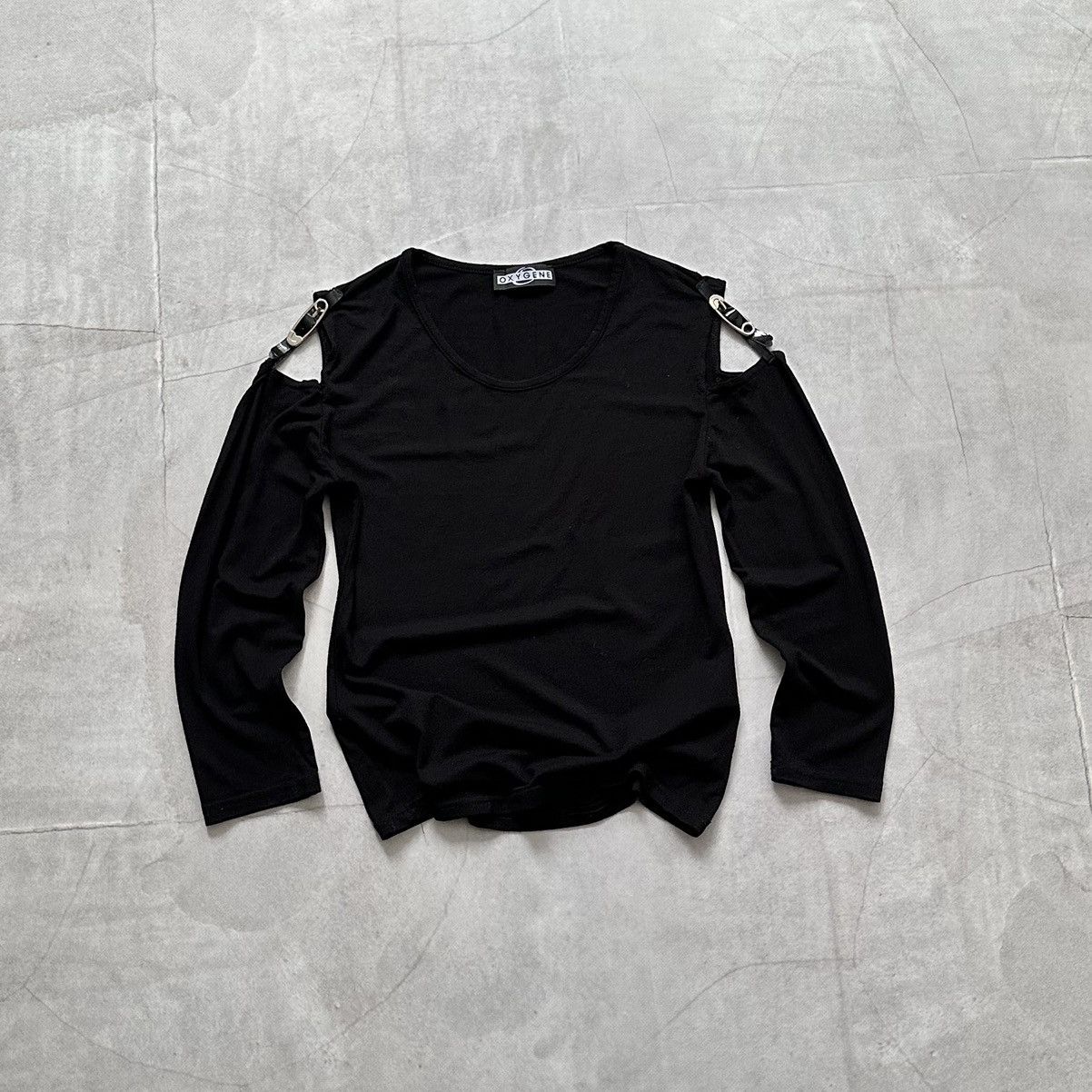 Hysteric Glamour × Undercover Punk Pin Black Long Sleeve AvantGarde Hysteric Glamour Vibe Size S / US 4 / IT 40 - 1 Thumbnail