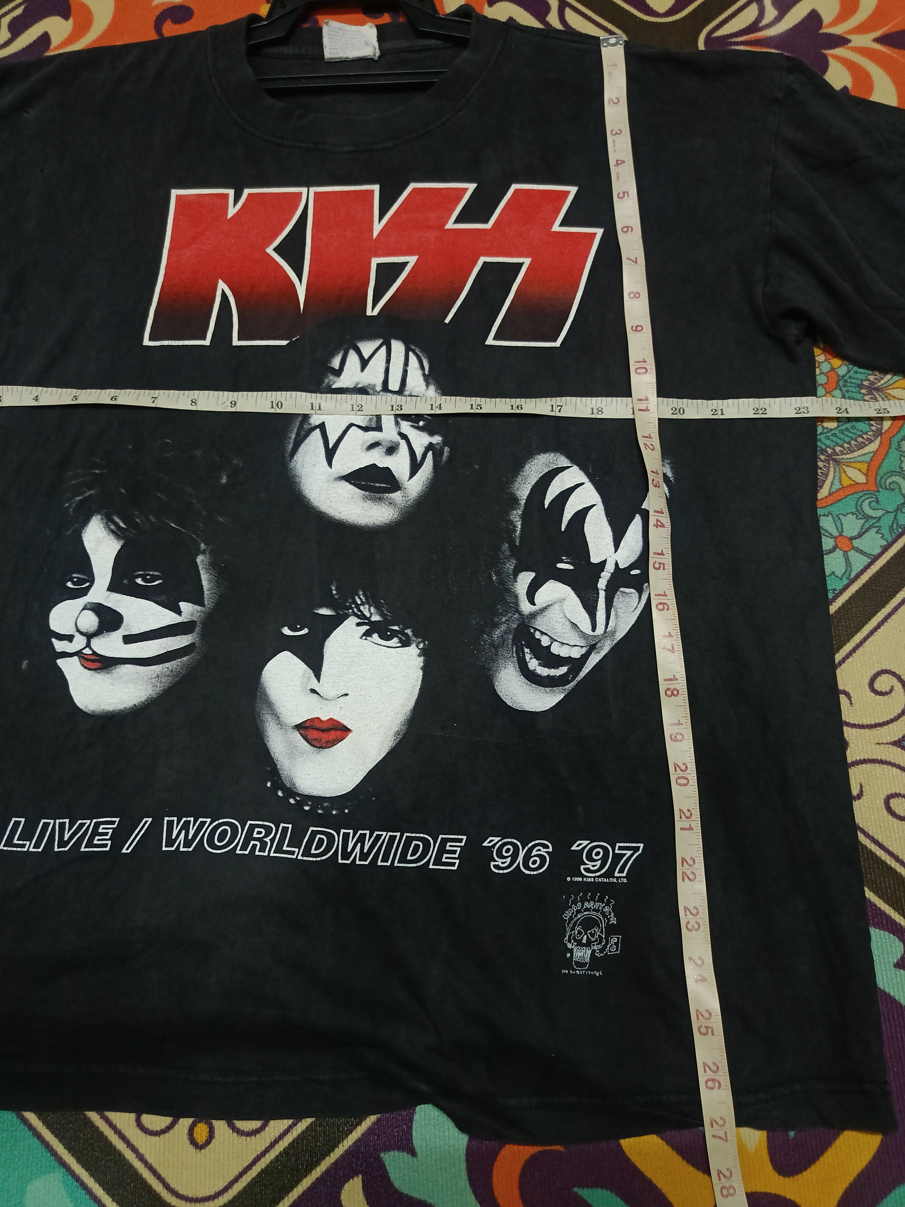 Band Tees Vtg 90s Kiss Alive Worldwide Tour shirt Size US M / EU 48-50 / 2 - 7 Thumbnail