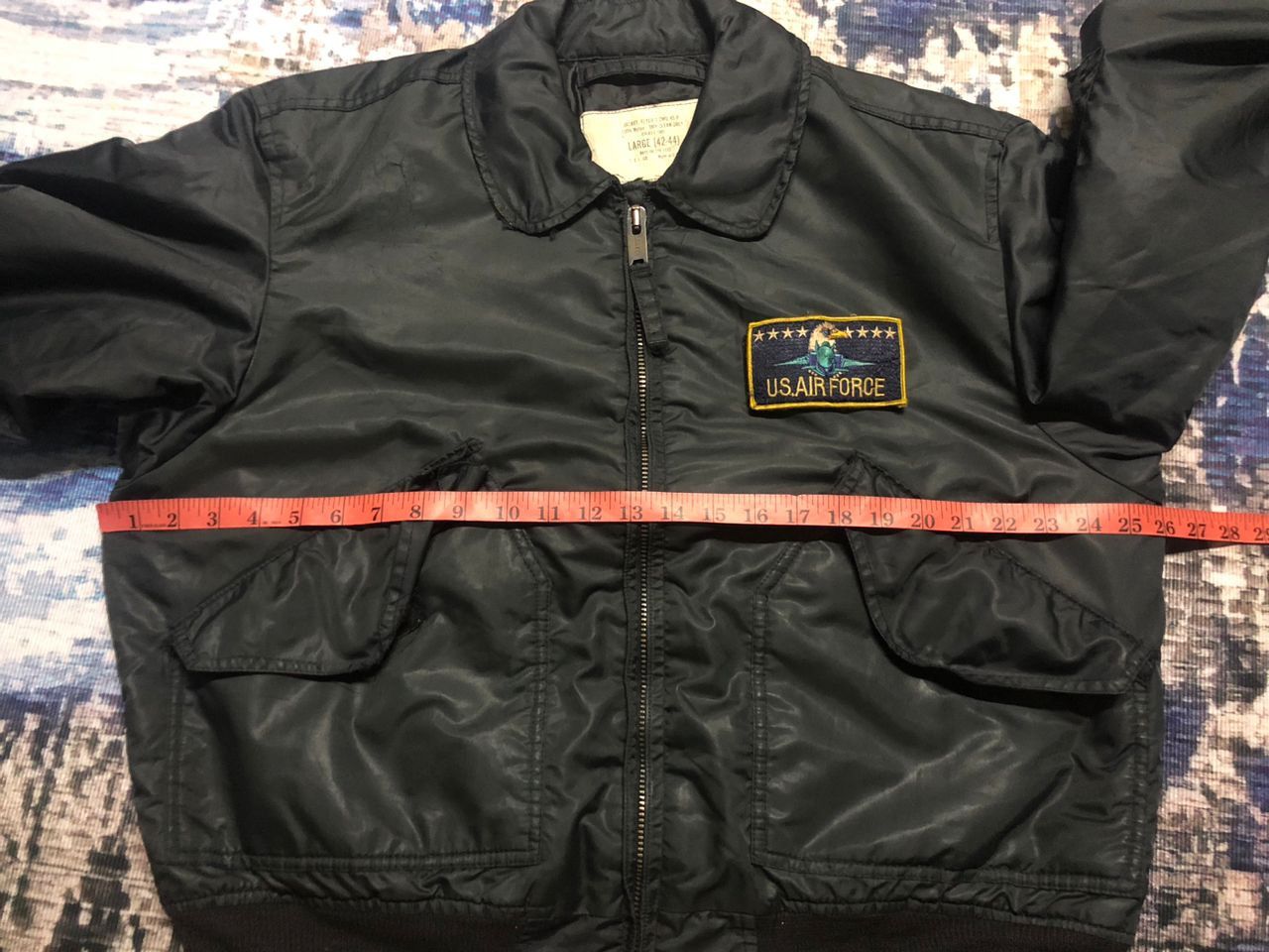Vintage Vintage 80s CWU 45-P US.Air Force Bomber Jacket Distressed Size US L / EU 52-54 / 3 - 22 Thumbnail