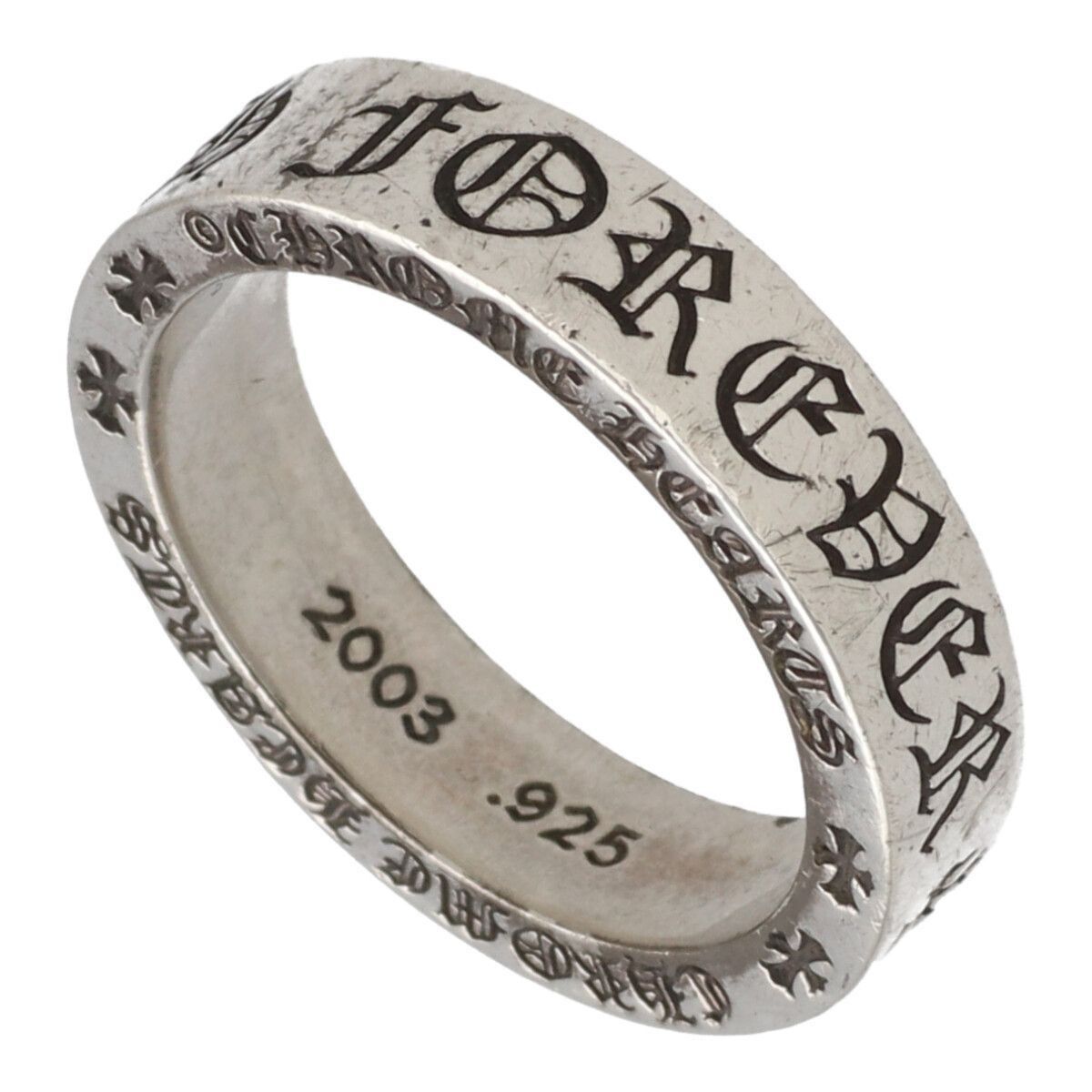 アクセサリー CHROME HEARTS 6MM SPACER FOREVER RING 25 Chrome Hearts Forever Spacer Ring – 25 Dials
