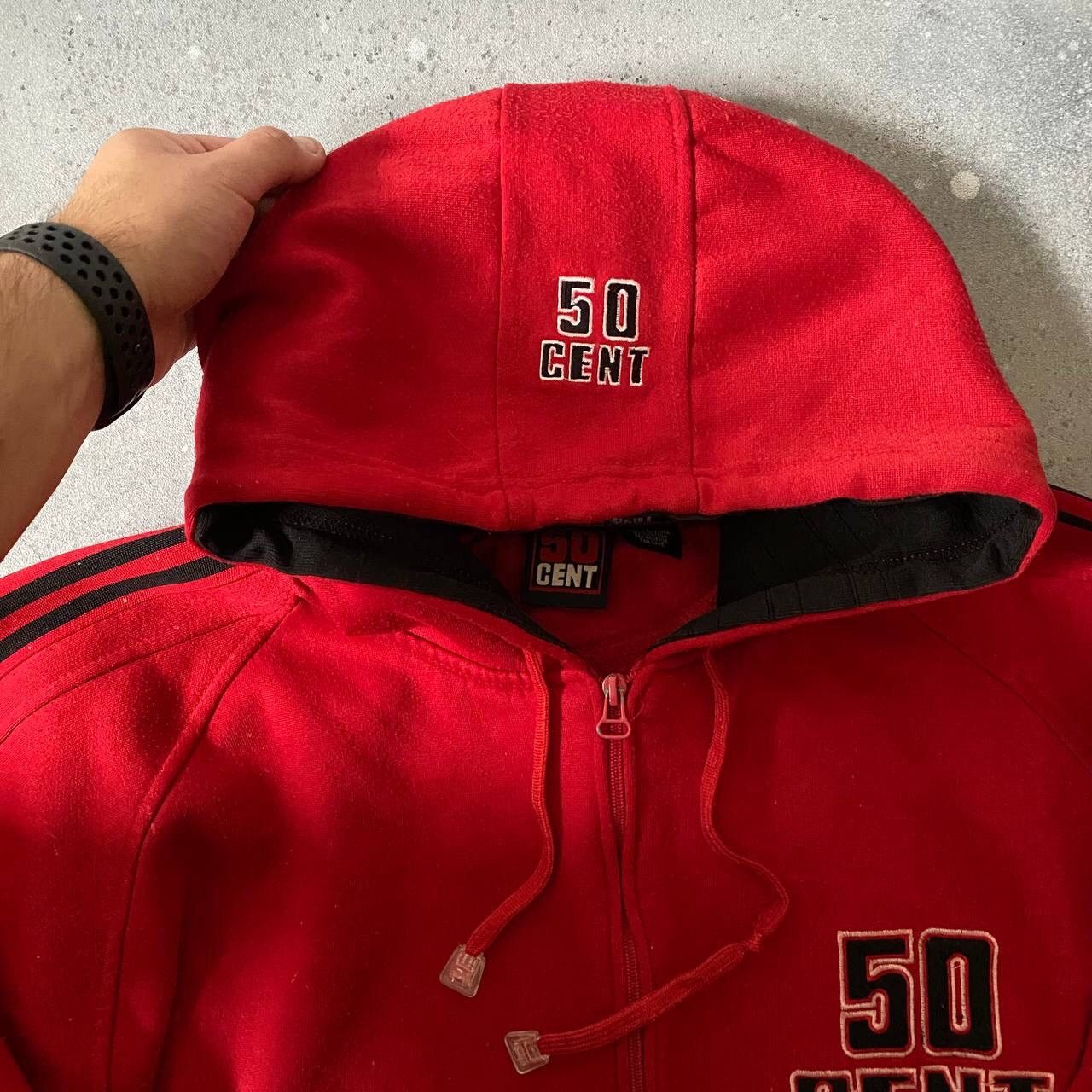 50 Cent 50 CENT VINTAGE BIG LOGO RAP HOODIE (OVERSIZE FIT) Size US L / EU 52-54 / 3 - 4 Thumbnail