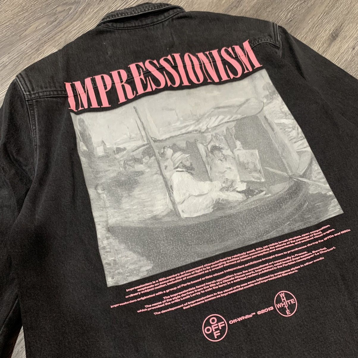 Off-White Off-White Virgin Abloh Black Impressionism Print Jacket Size US S / EU 44-46 / 1 - 4 Thumbnail