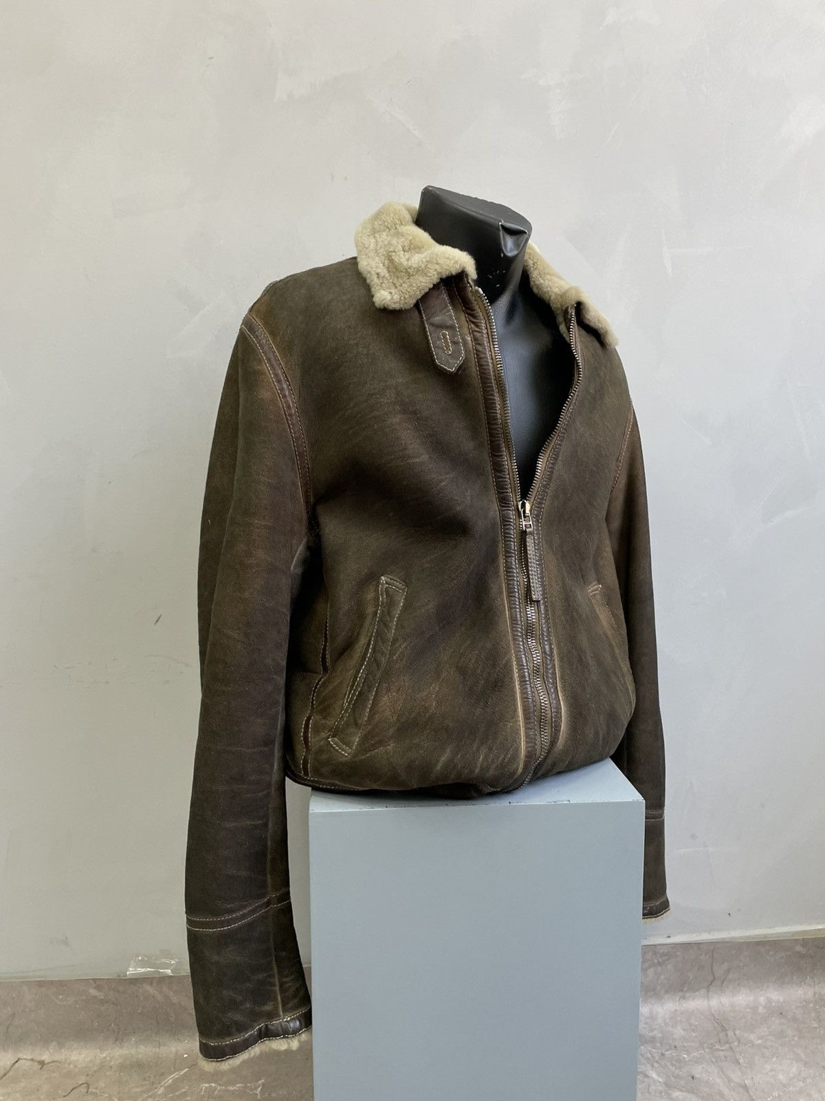 14th Addiction B 2 shearling leather fur military jacket if six was nine Size US M / EU 48-50 / 2 - 3 Thumbnail