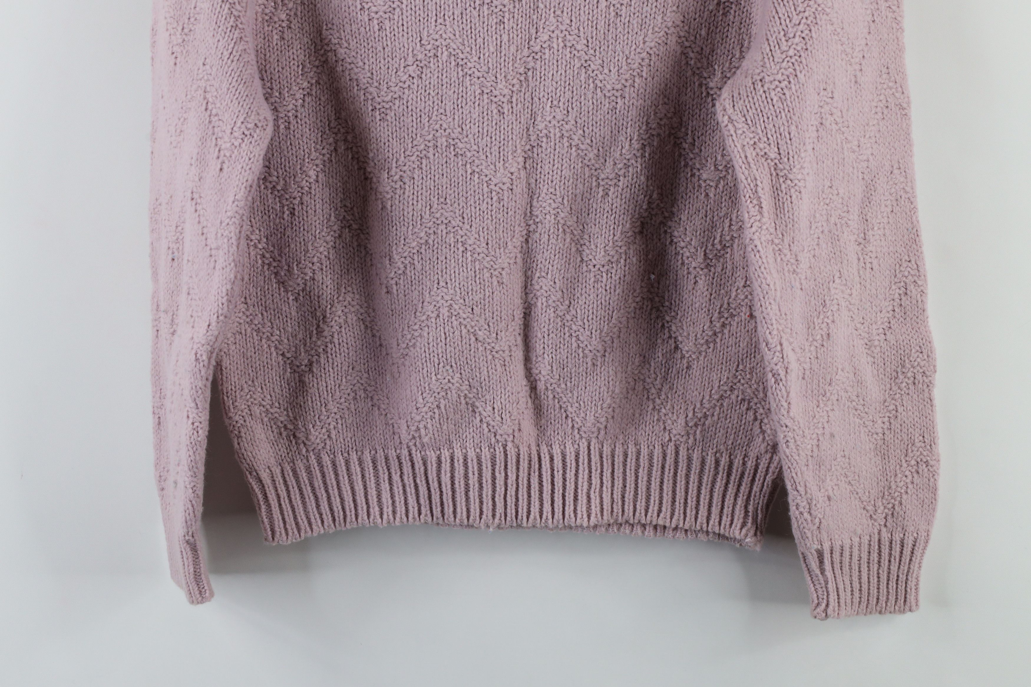 Vintage Vintage 70s Streetwear Hand Knit Puff Shoulder Sweater Size S / US 4 / IT 40 - 12 Thumbnail